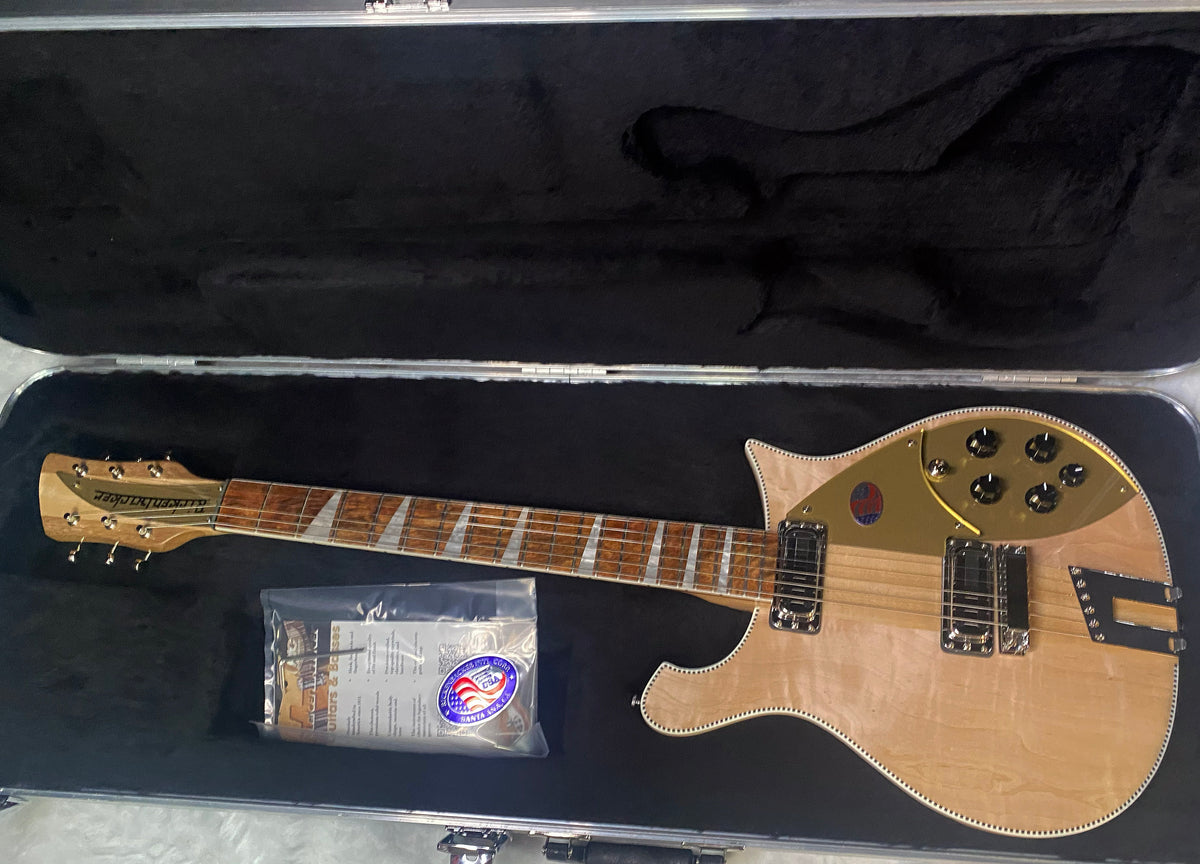 NEW ! Rickenbacker 660 Electric Guitar - Maple Glo - 6.9 lbs - Authorized Dealer - In-Stock! G07759