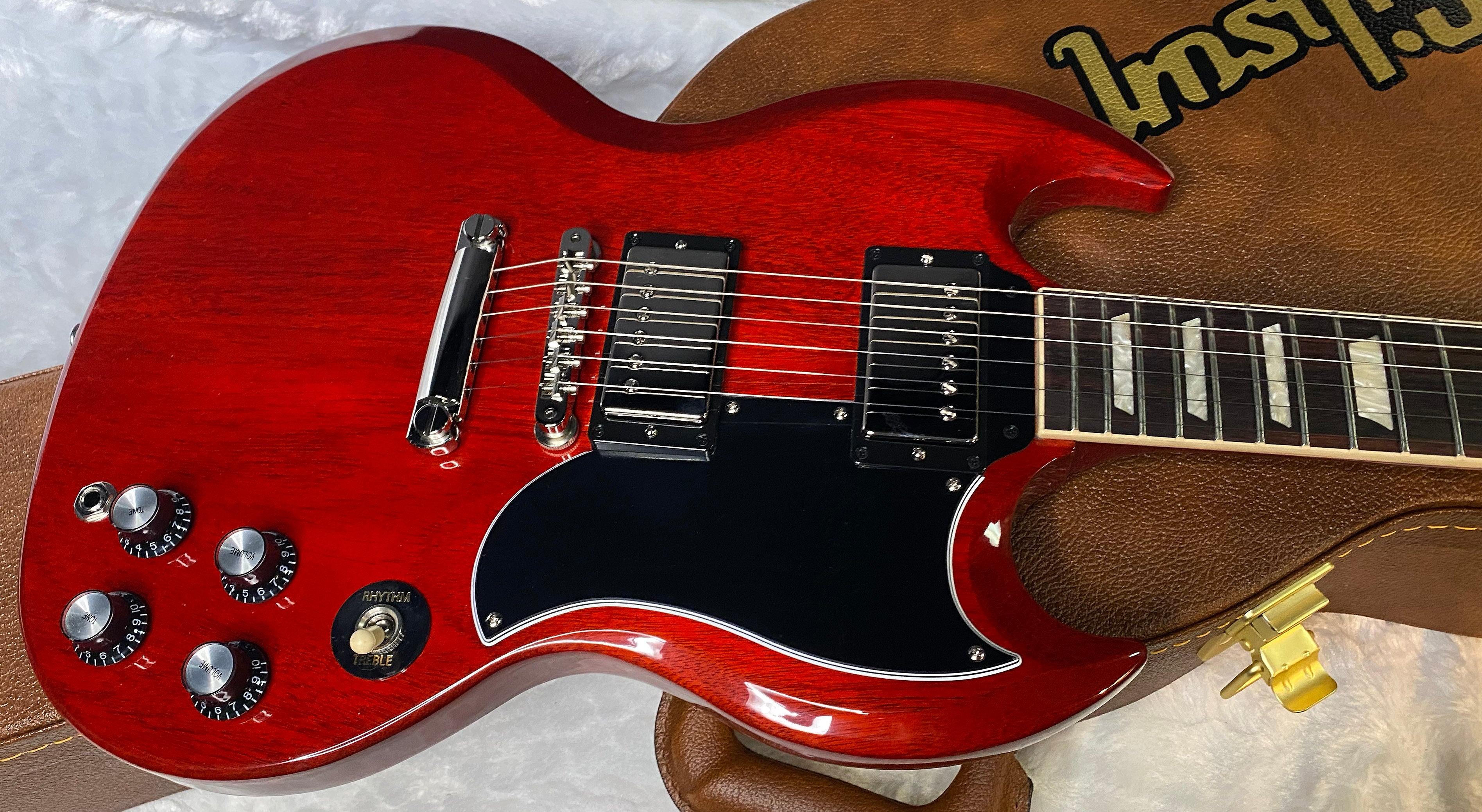 NEW ! Gibson SG Standard '61 Stop Bar - Vintage Cherry - Only 6.5 lbs - Authorized Dealer - G07051