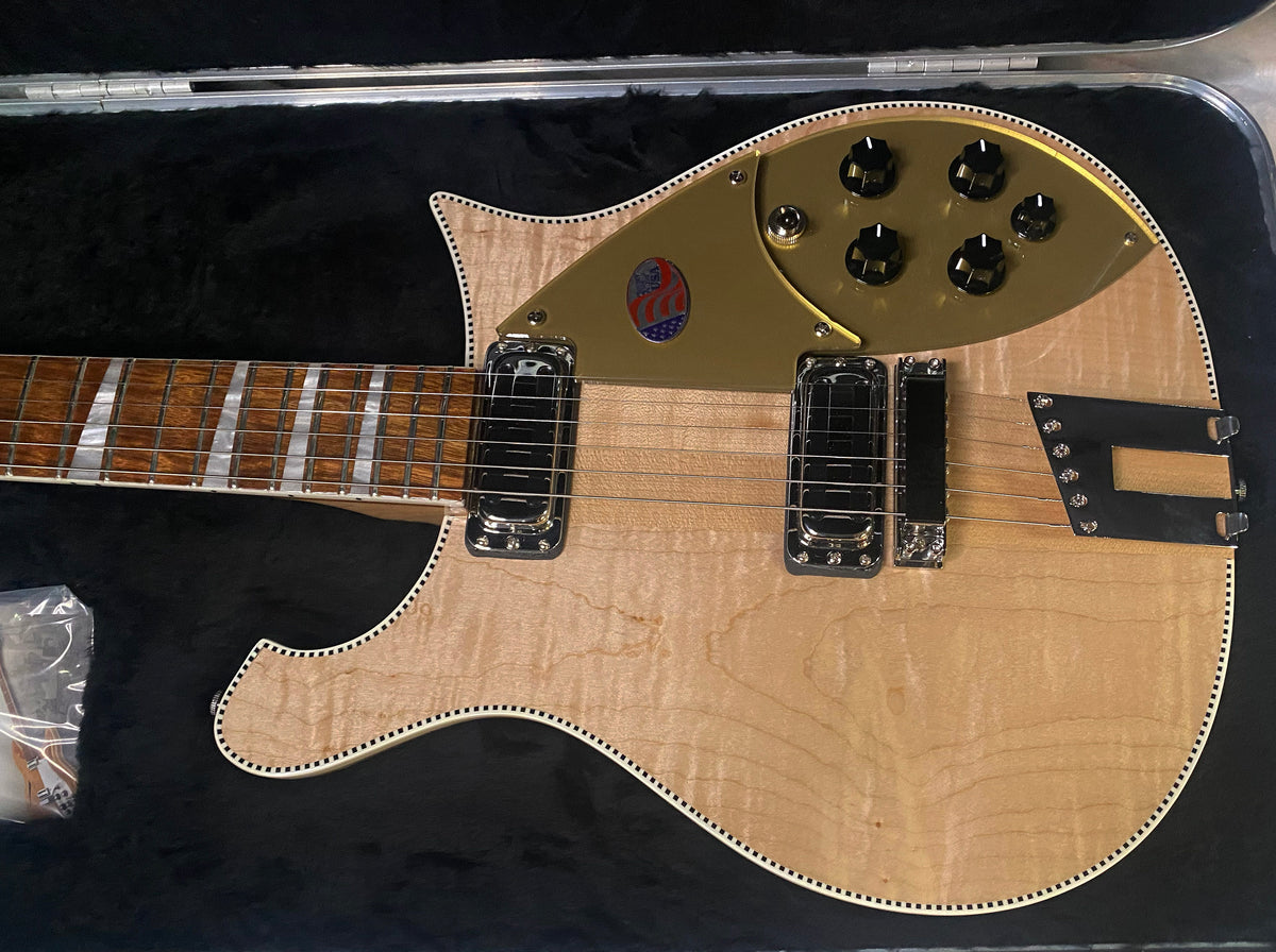 NEW ! Rickenbacker 660 Electric Guitar - Maple Glo - 7.4 lbs - Authorized Dealer - In-Stock! G07758