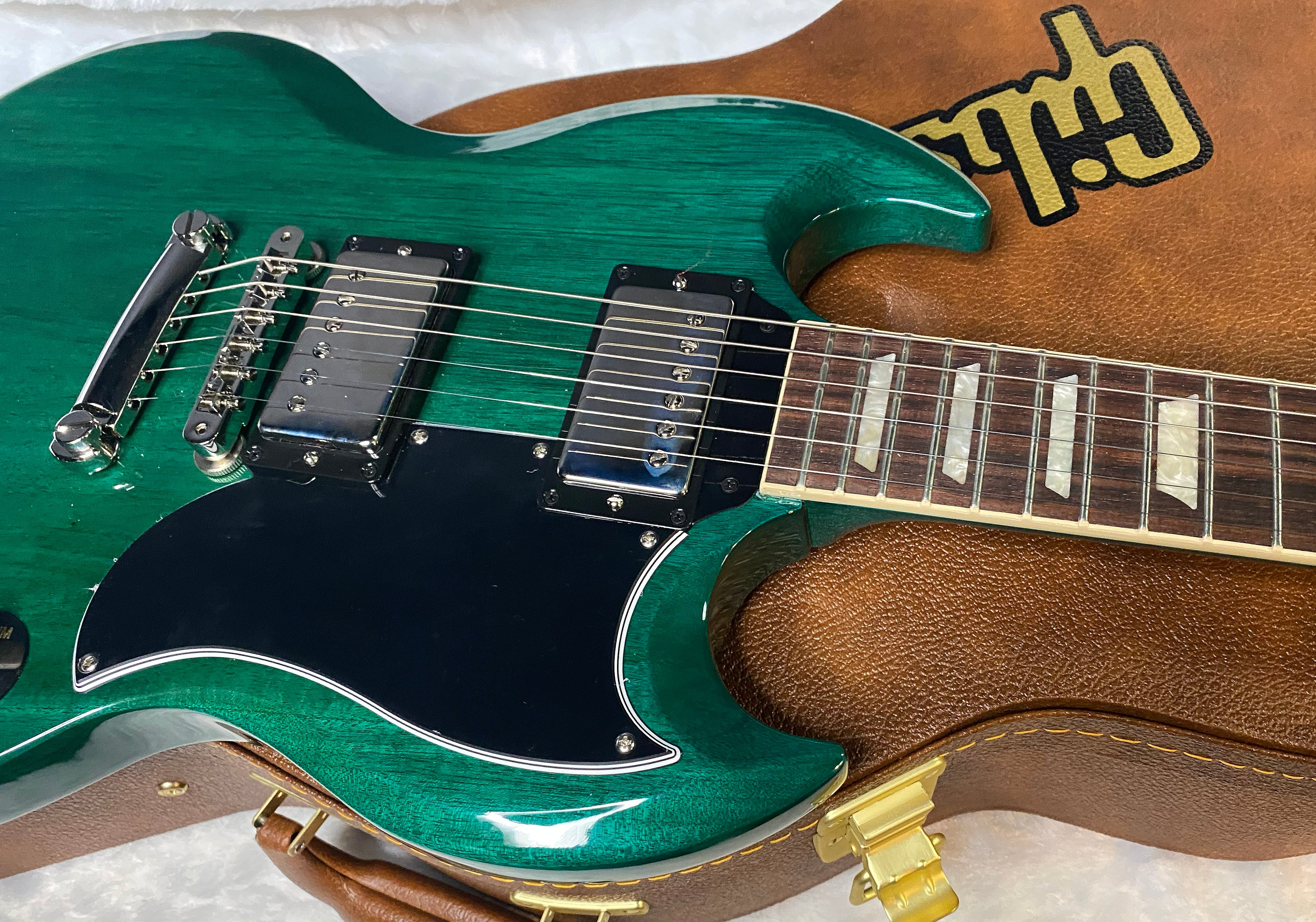 NEW! Gibson SG Standard '61 Stoptail - Translucent Teal - ONLY 6.45 lbs - Authorized Dealer - G07050