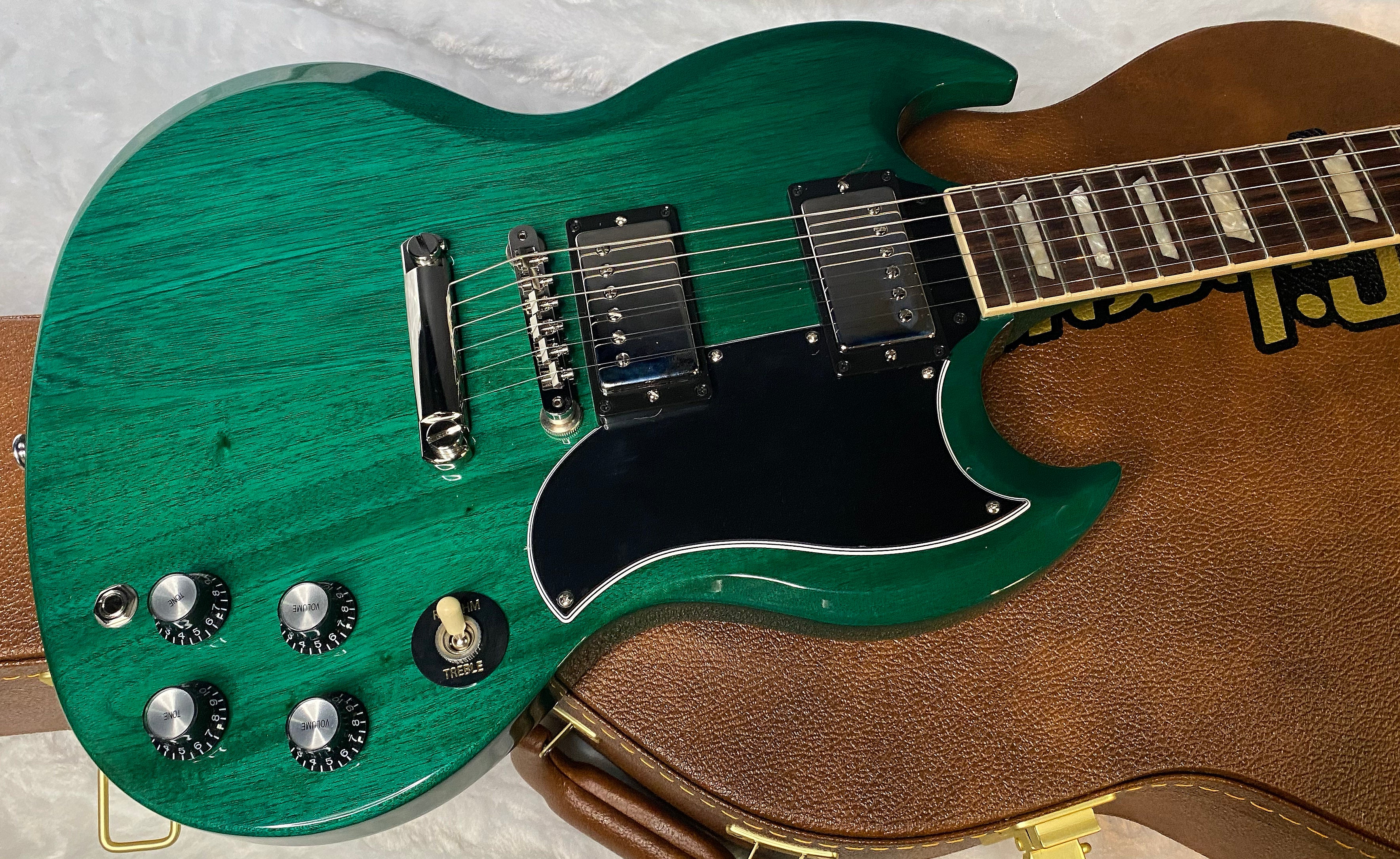 NEW! Gibson SG Standard '61 Stoptail - Translucent Teal - ONLY 6.45 lbs - Authorized Dealer - G07050