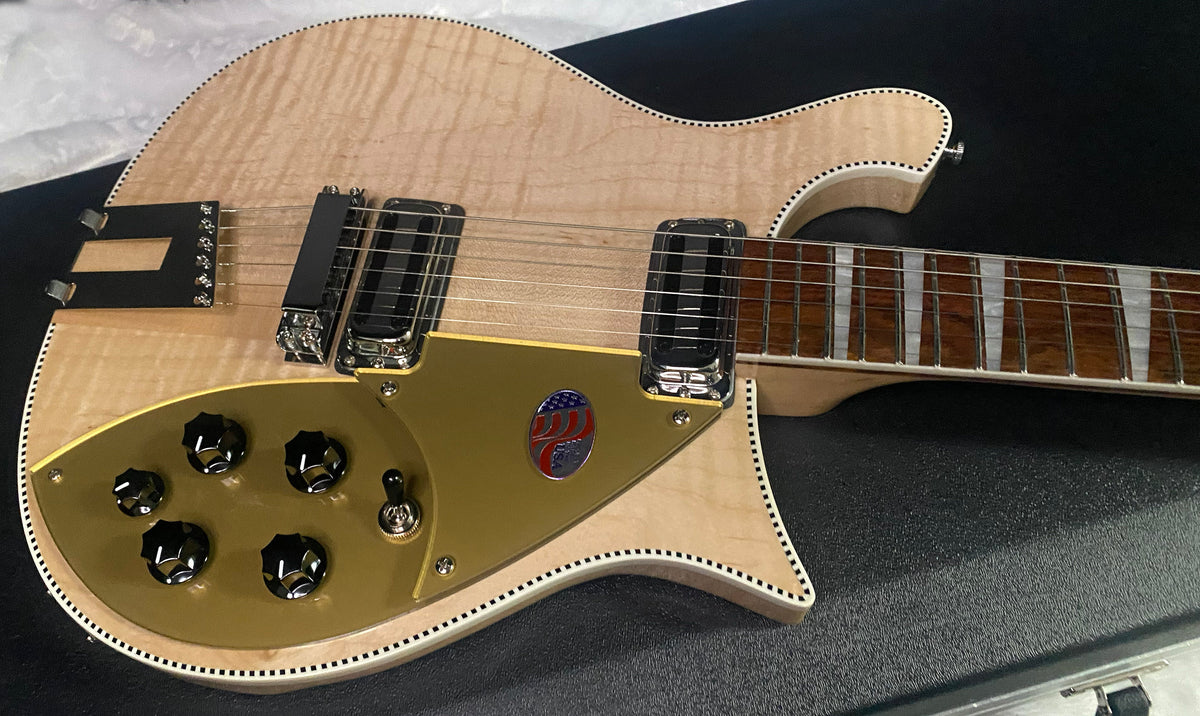 NEW ! Rickenbacker 660 Electric Guitar - Maple Glo - 6.9 lbs - Authorized Dealer - In-Stock! G07760