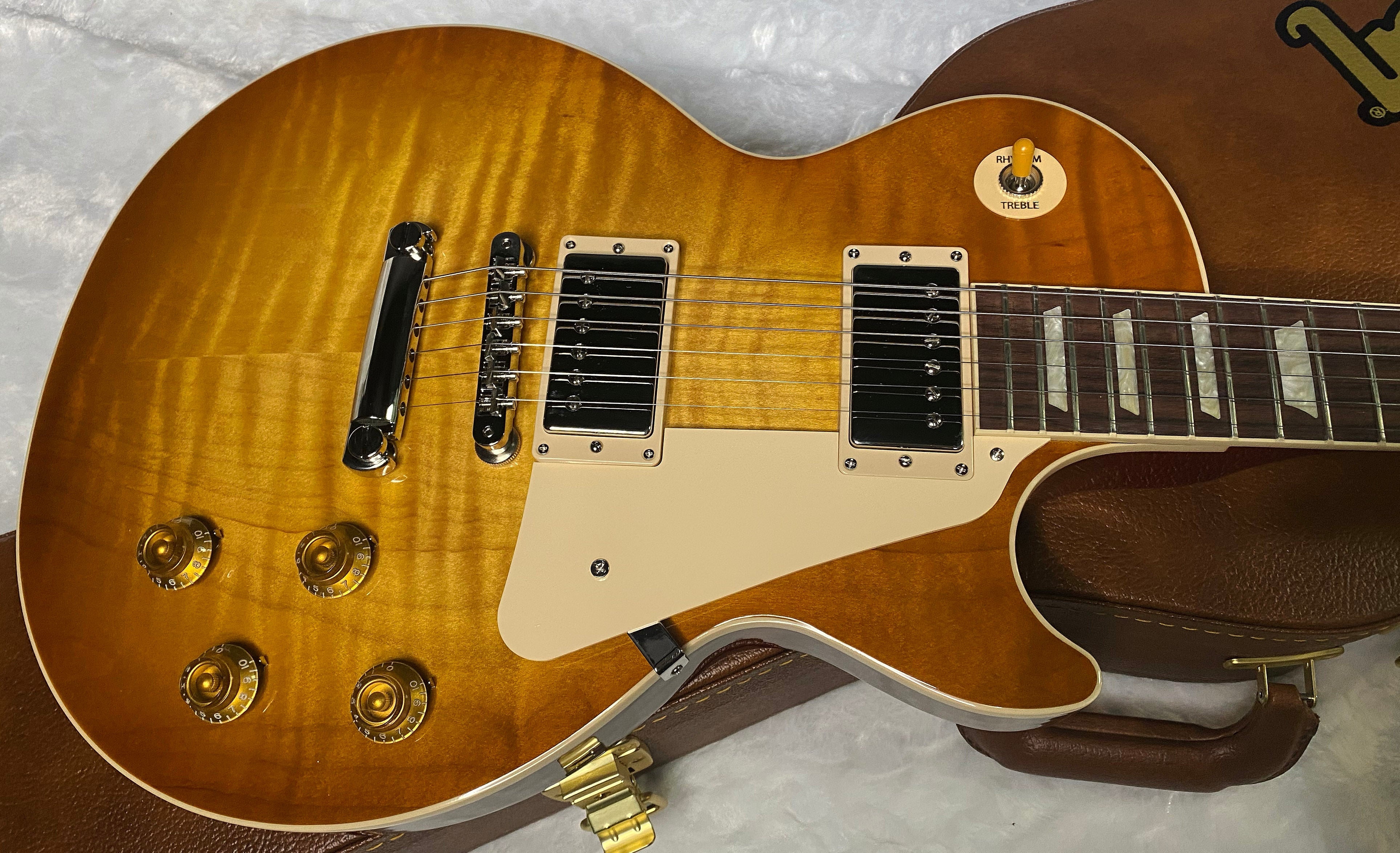 NEW! ! Gibson Les Paul 50's Standard - Custom Shop Dirty Lemon Finish - Beautiful Quilt / Flame Top - Limited Edition - Authorized Dealer - Only 8.35 lbs - G06360