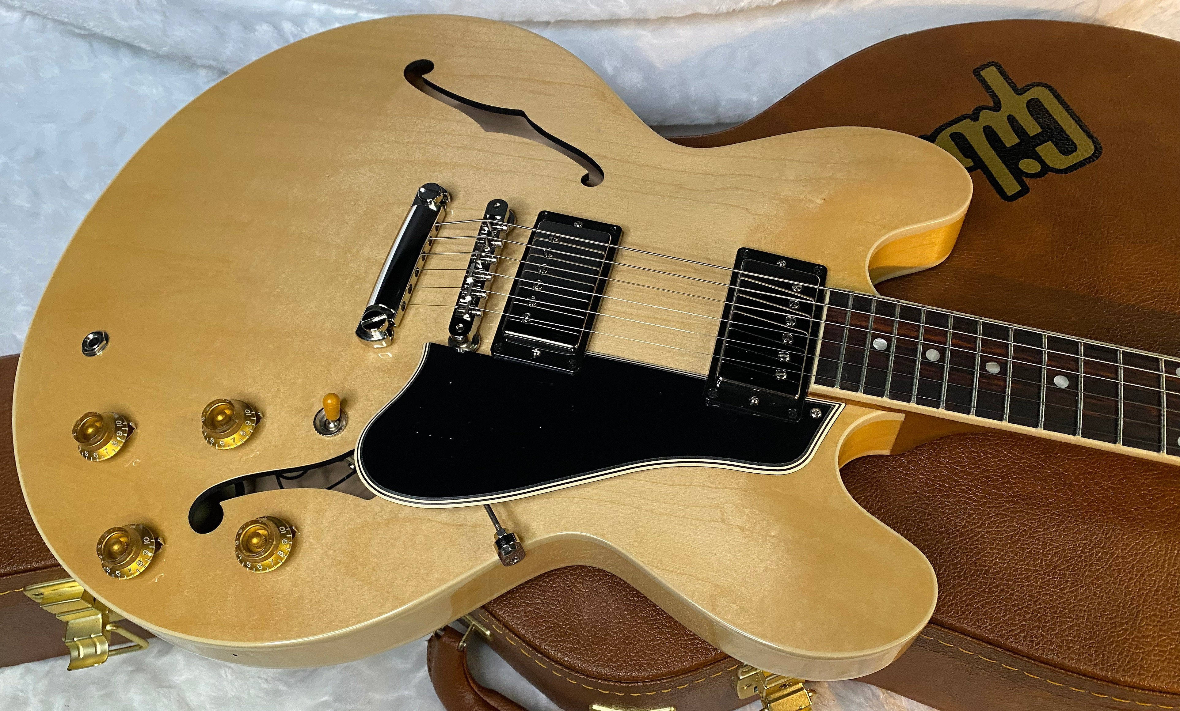 NEW ! Gibson ES-335 50s Semi-Hollowbody Electric Guitar - Vintage Natural - Authorized Dealer - 7.8 lbs - G07031