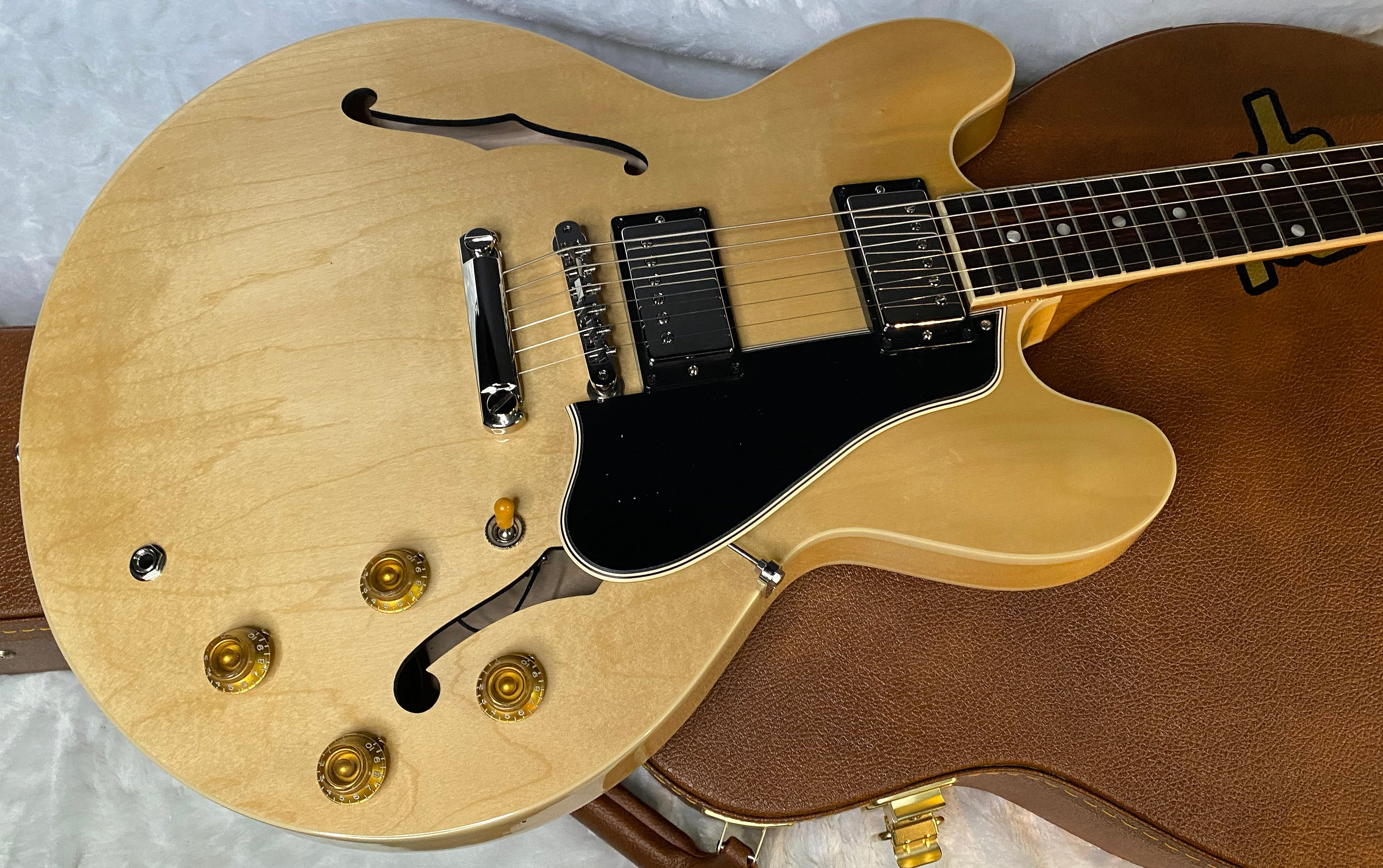 NEW ! Gibson ES-335 50s Semi-Hollowbody Electric Guitar - Vintage Natural - Authorized Dealer - 7.8 lbs - G07031