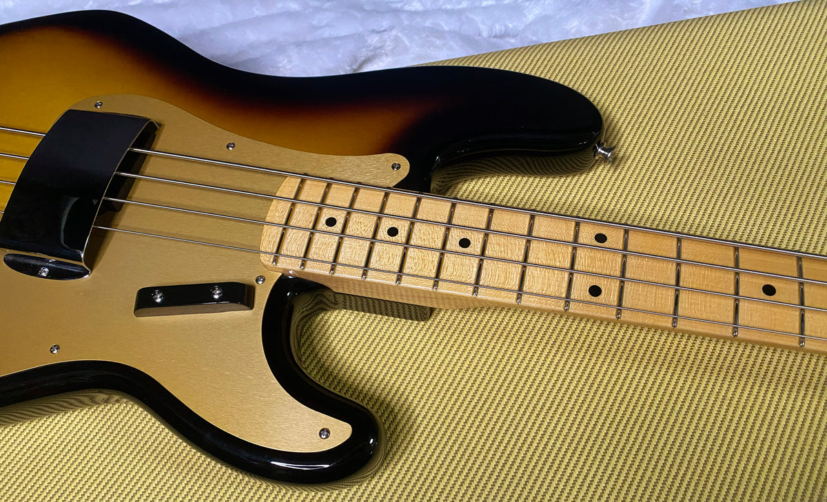 NEW! Fender Custom Shop 1958 Precision Bass NOS Finish - 2-Tone Sunburst - Authorized Dealer - 9.2lbs - G07764