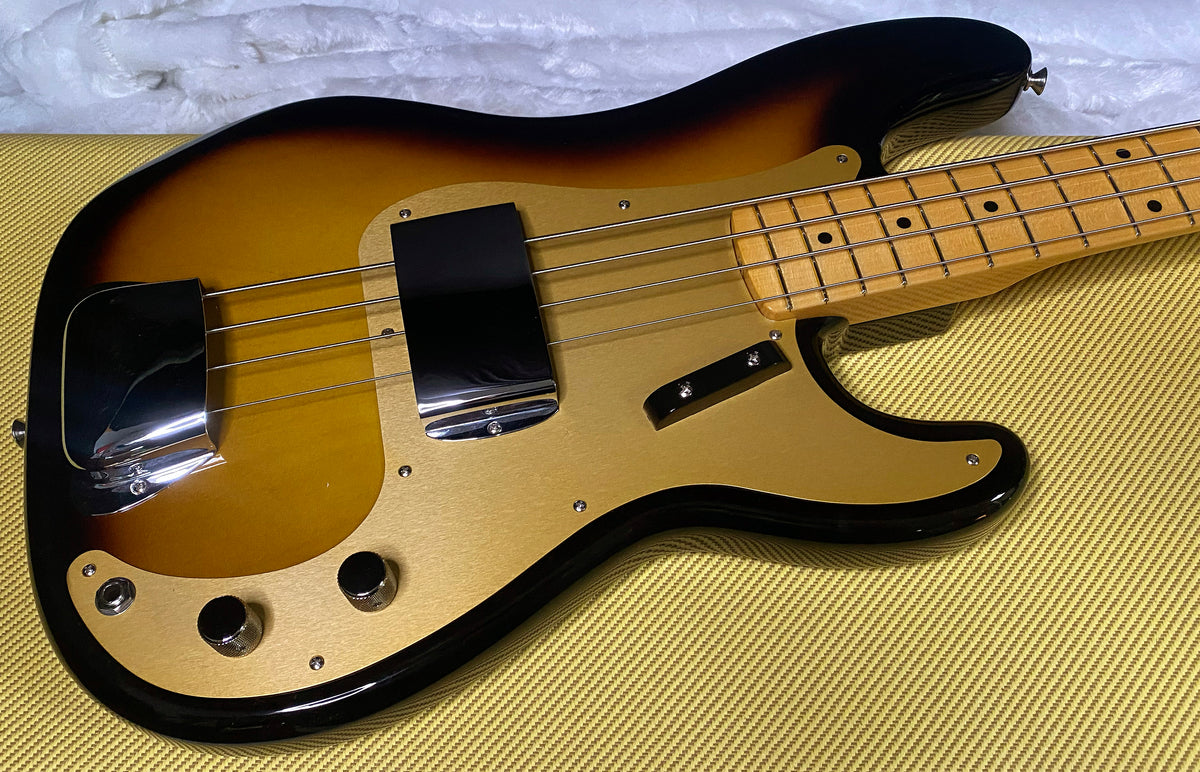 NEW! Fender Custom Shop 1958 Precision Bass NOS Finish - 2-Tone Sunburst - Authorized Dealer - 9.2lbs - G07764