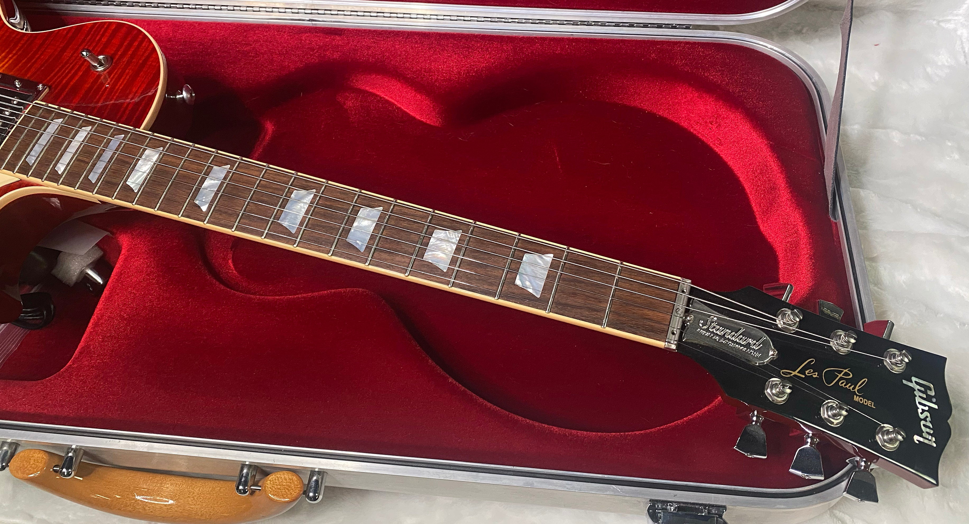 2015 Gibson Les Paul High Performance Standard - Killer Flame Top! G-Force Tuner - All Original - Original Silver Case