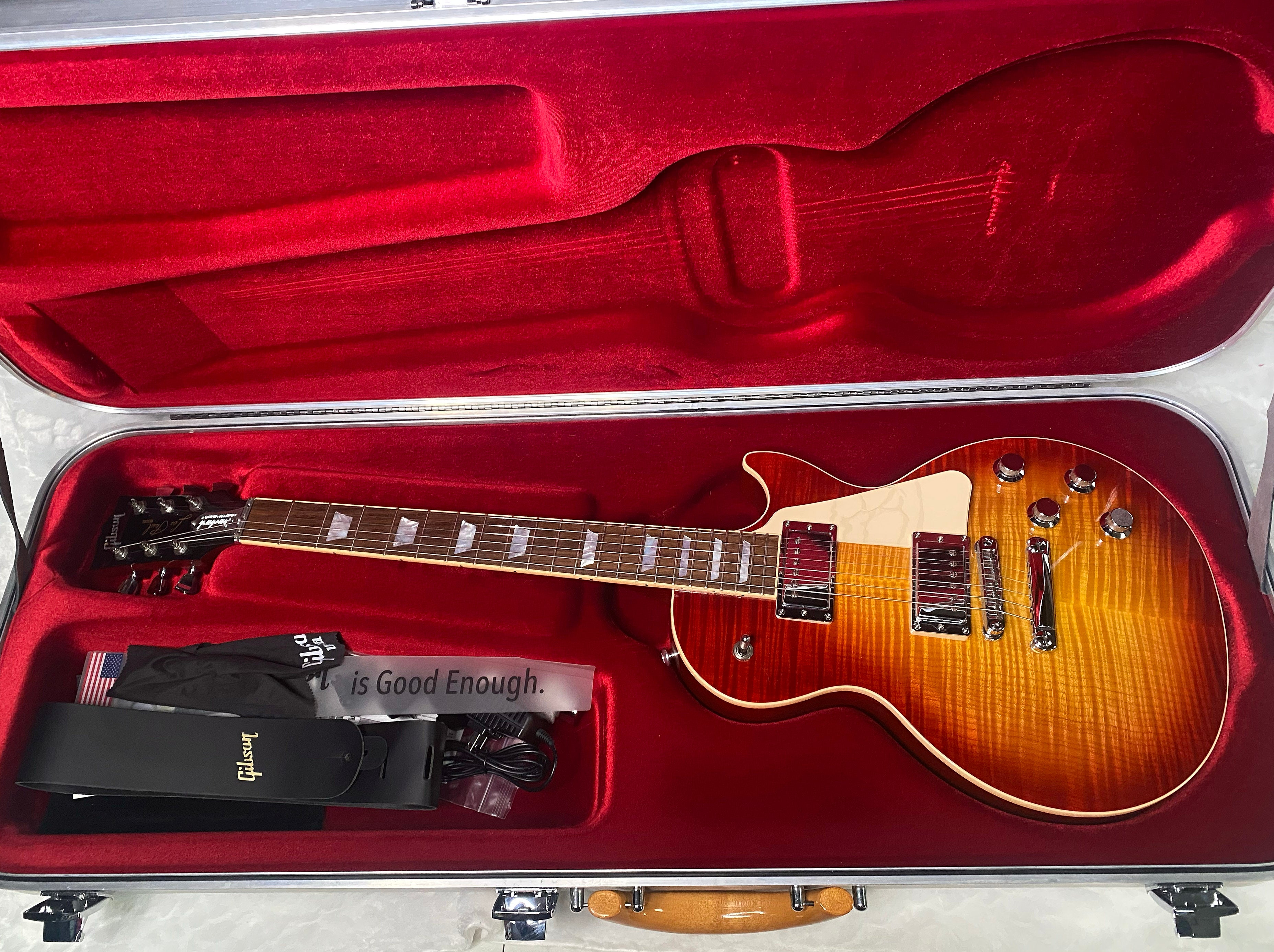 2015 Gibson Les Paul High Performance Standard - Killer Flame Top! G-Force Tuner - All Original - Original Silver Case