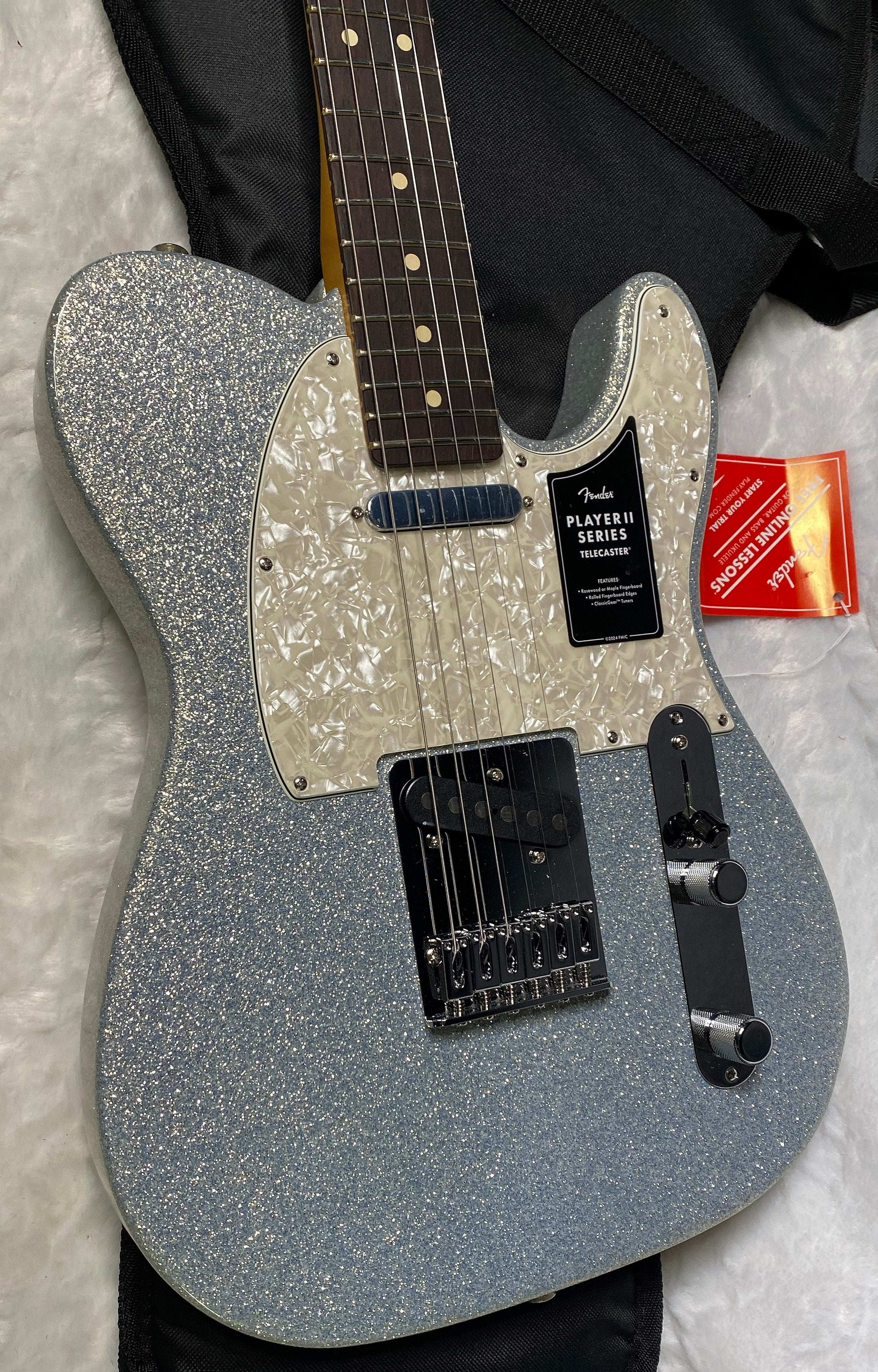 NEW ! Fender 75th Anniversary Player II Telecaster Electric Guitar - Diamond Dust Sparkle - Authorized Dealer - G07065