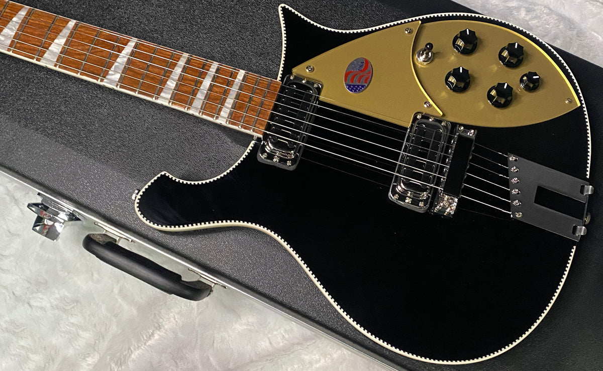NEW ! Rickenbacker 660 Electric Guitar - Jet Glo - JG Only 7lbs - Authorized Dealer - In-Stock! G07775