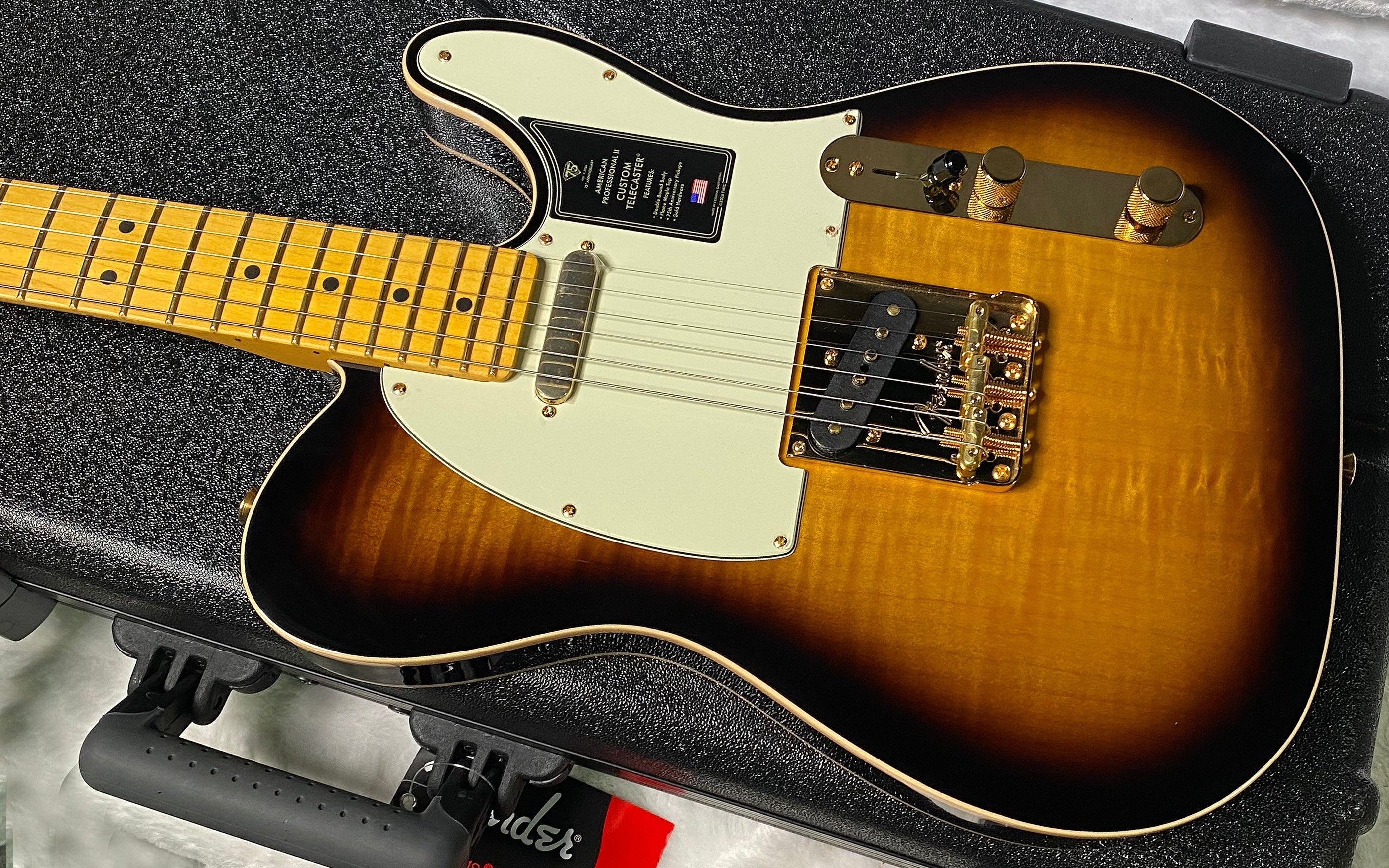 NEW! Fender 75th Anniversary American Professional Custom Telecaster - 2-Color Sunburst - 7.7lbs - Authorized Dealer - G07068