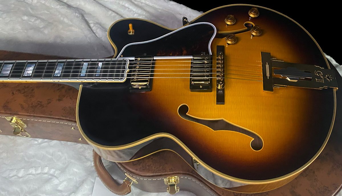 NEW! Gibson Custom 1957 L-5 CES Reissue - 7.8 lbs Vintage Sunburst - Authorized Dealer - G07791
