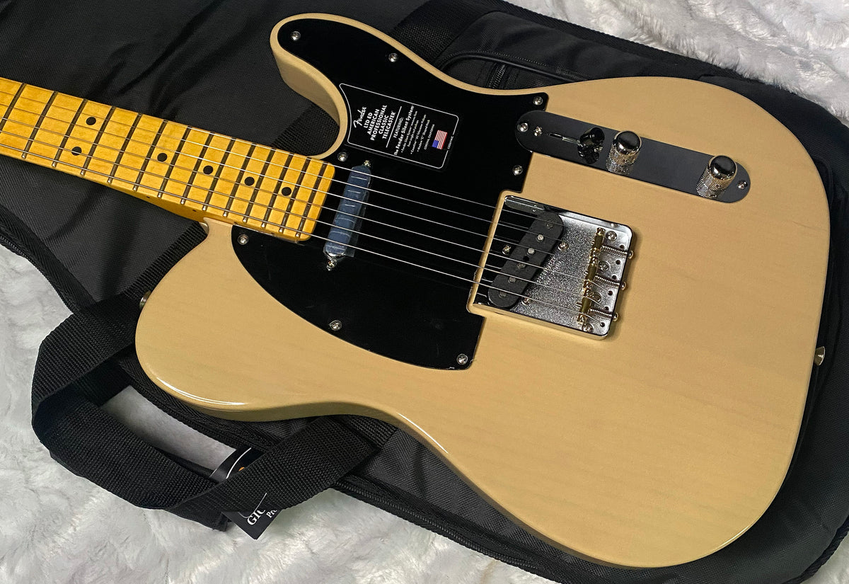 NEW! Fender Limited Edition American Professional Classic Telecaster - Silent System - Vintage Blonde Authorized Dealer - G07781