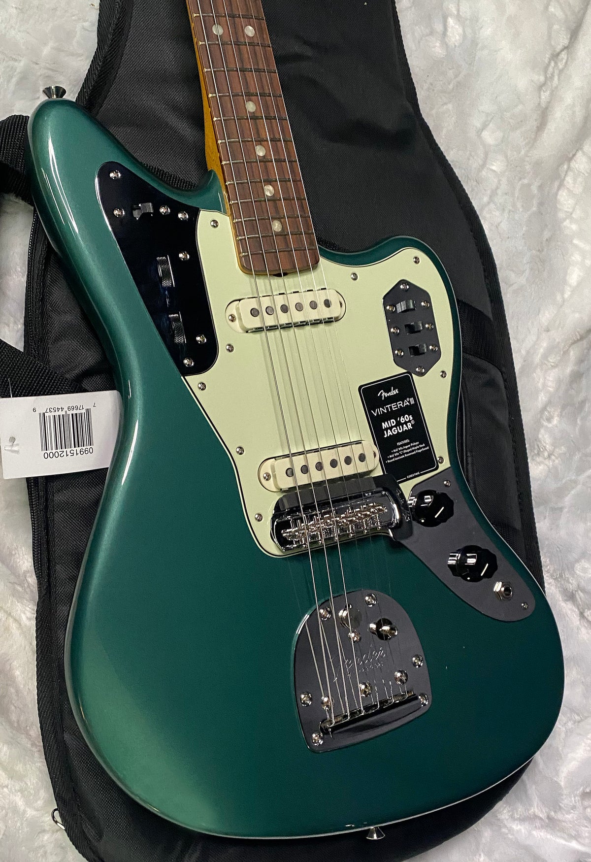 NEW! Fender Vintera III Mid '60s Jaguar - Sherwood Green Metallic - 8.4lbs - Authorized Dealer - G07785