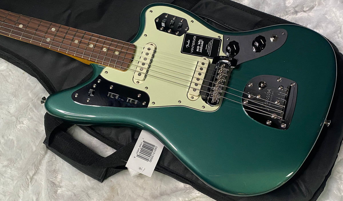 NEW! Fender Vintera III Mid '60s Jaguar - Sherwood Green Metallic - 8.4lbs - Authorized Dealer - G07785