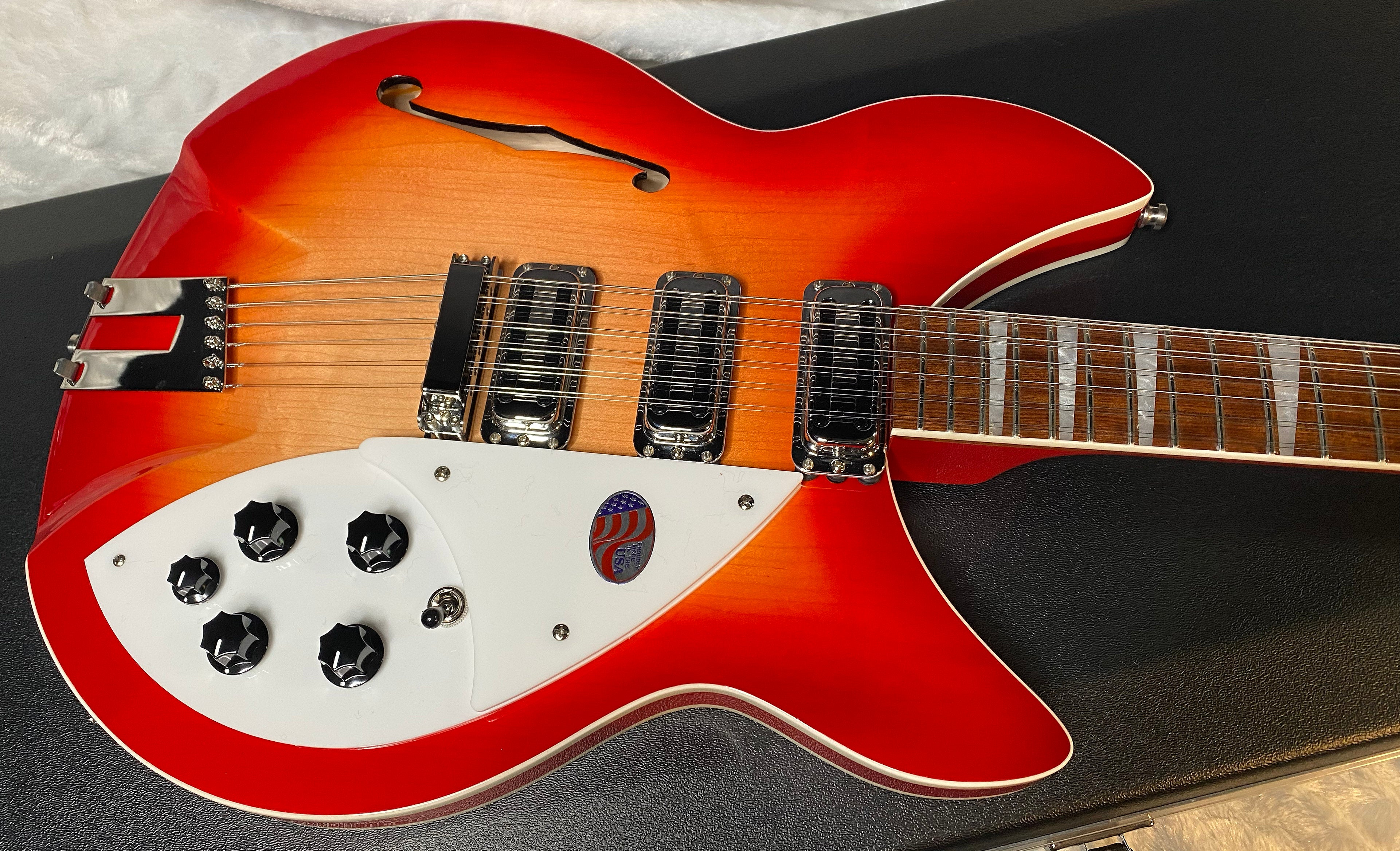 NEW! Rickenbacker 1993Plus Semi-Hollowbody Electric Guitar - Fireglo - Authorized Dealer - In-Stock! 8.35lbs - G07075
