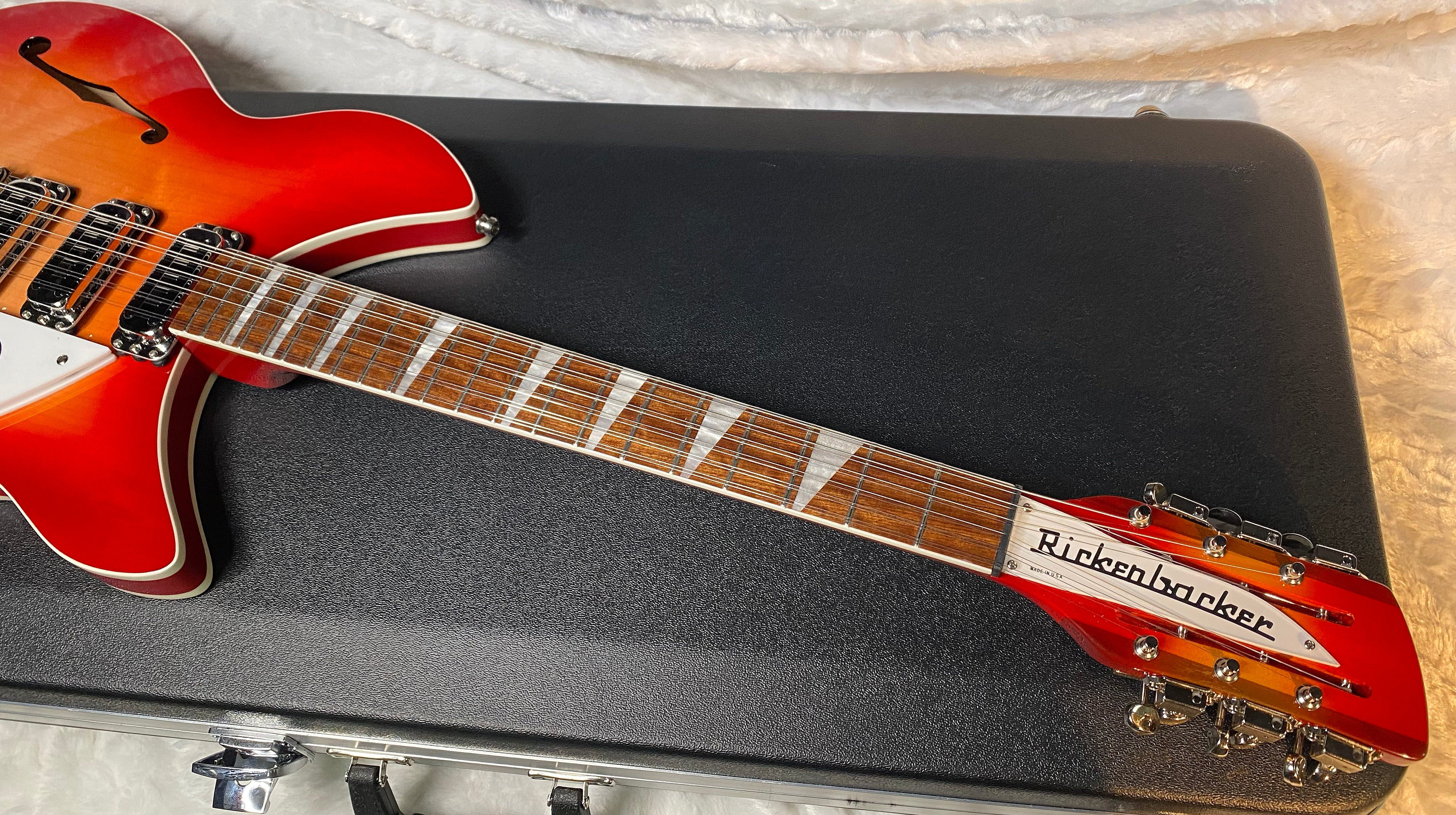 NEW! Rickenbacker 1993Plus Semi-Hollowbody Electric Guitar - Fireglo - Authorized Dealer - In-Stock! 8.35lbs - G07075