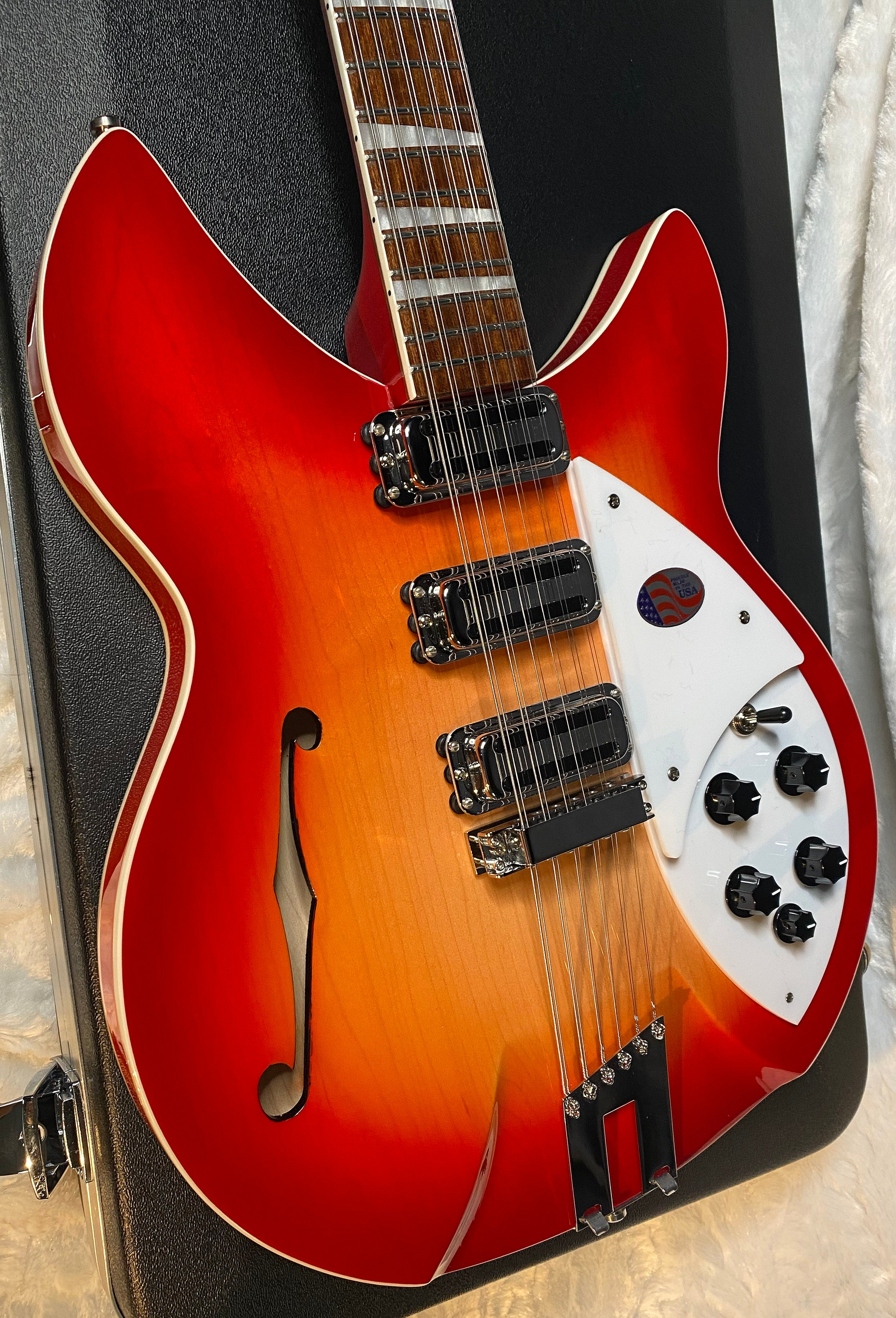 NEW! Rickenbacker 1993Plus Semi-Hollowbody Electric Guitar - Fireglo - Authorized Dealer - In-Stock! 8.35lbs - G07075