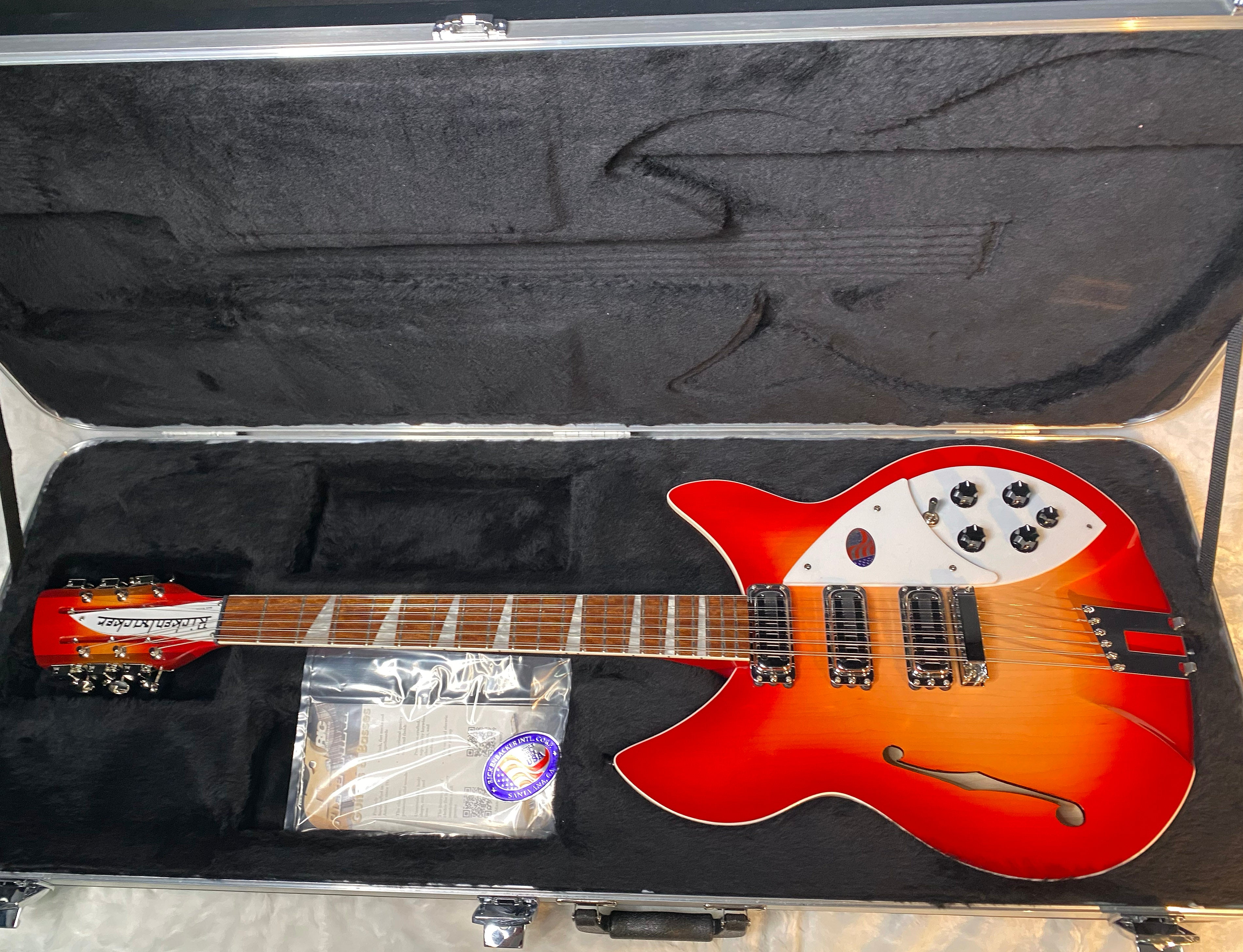 NEW! Rickenbacker 1993Plus Semi-Hollowbody Electric Guitar - Fireglo - Authorized Dealer - In-Stock! 8.35lbs - G07075