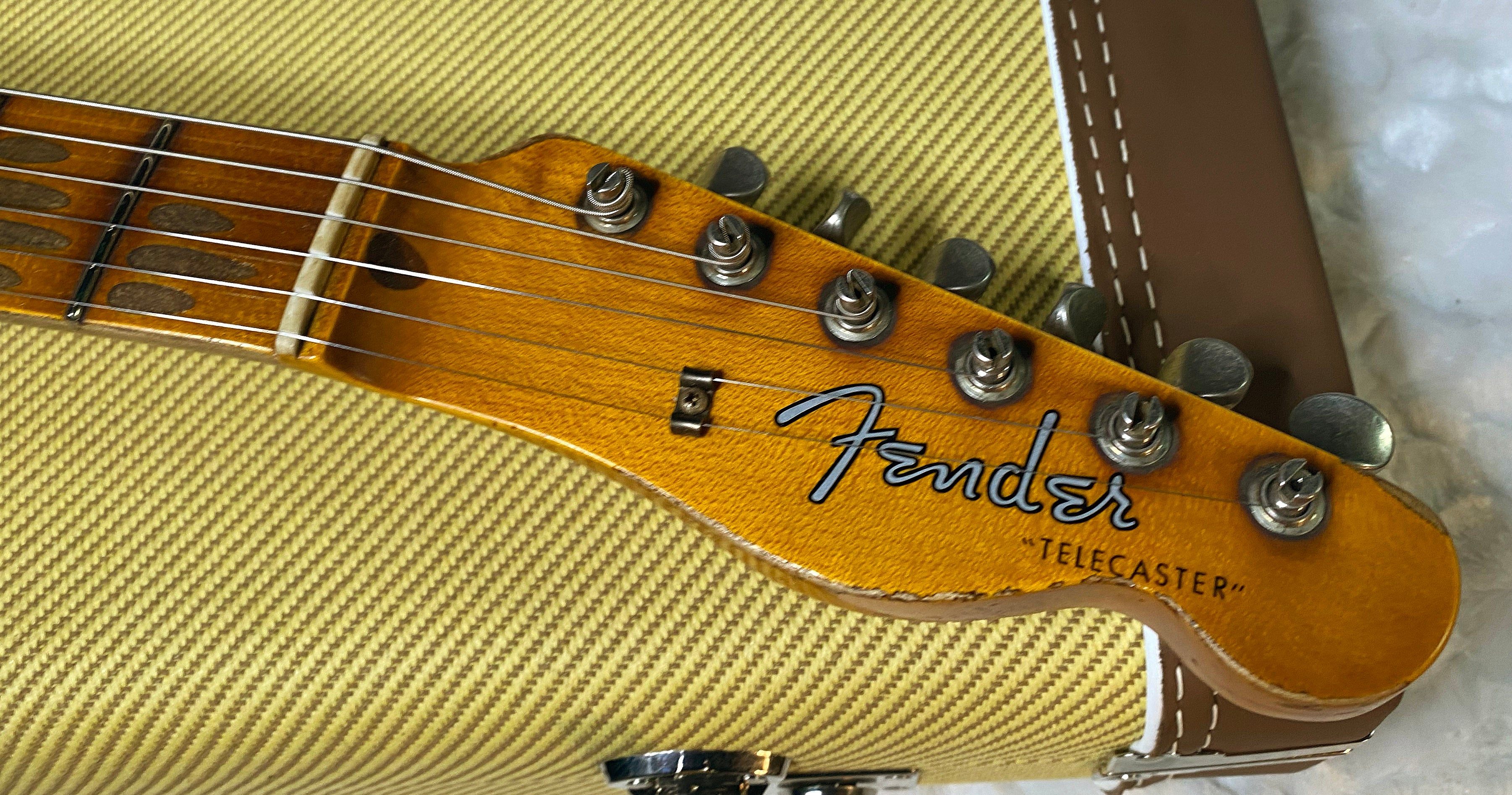 NEW! Fender 1957 Telecaster Custom Shop Reissue - Super Heavy Relic - Limited Edition - Aged Cherry Sunburst - Only 7 lbs - Handwound PIck-Ups - Authorized Dealer - G06375