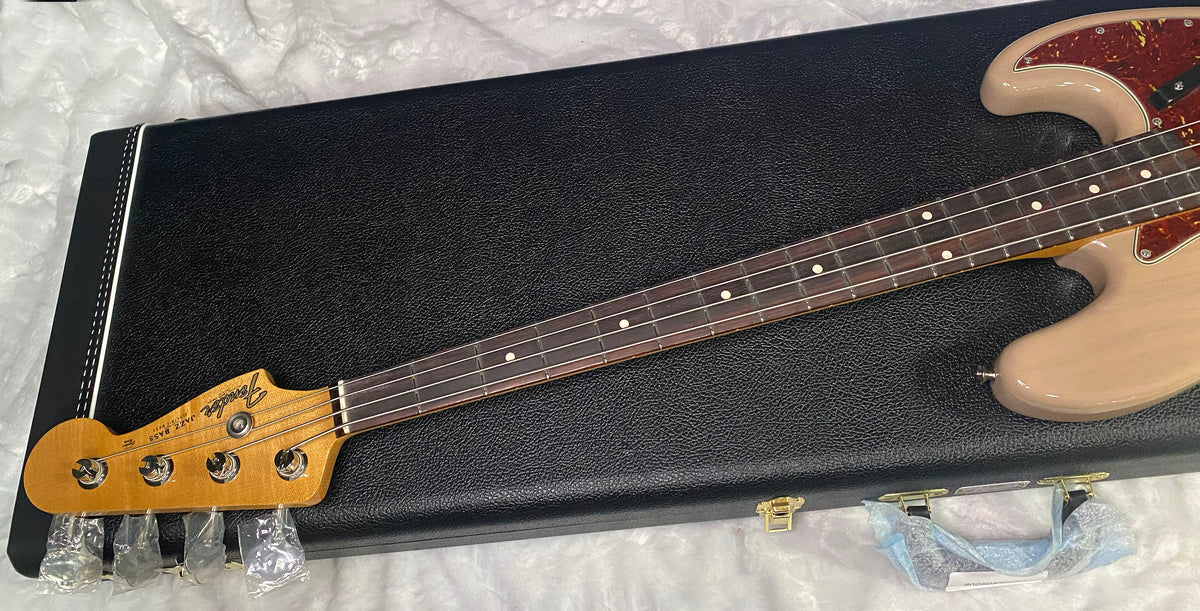 NEW! Fender Custom Shop 64 Jazz Bass NOS - Dirty White Blonde - Ash Body - 9.2 lbs - Authorized Dealer - G07792