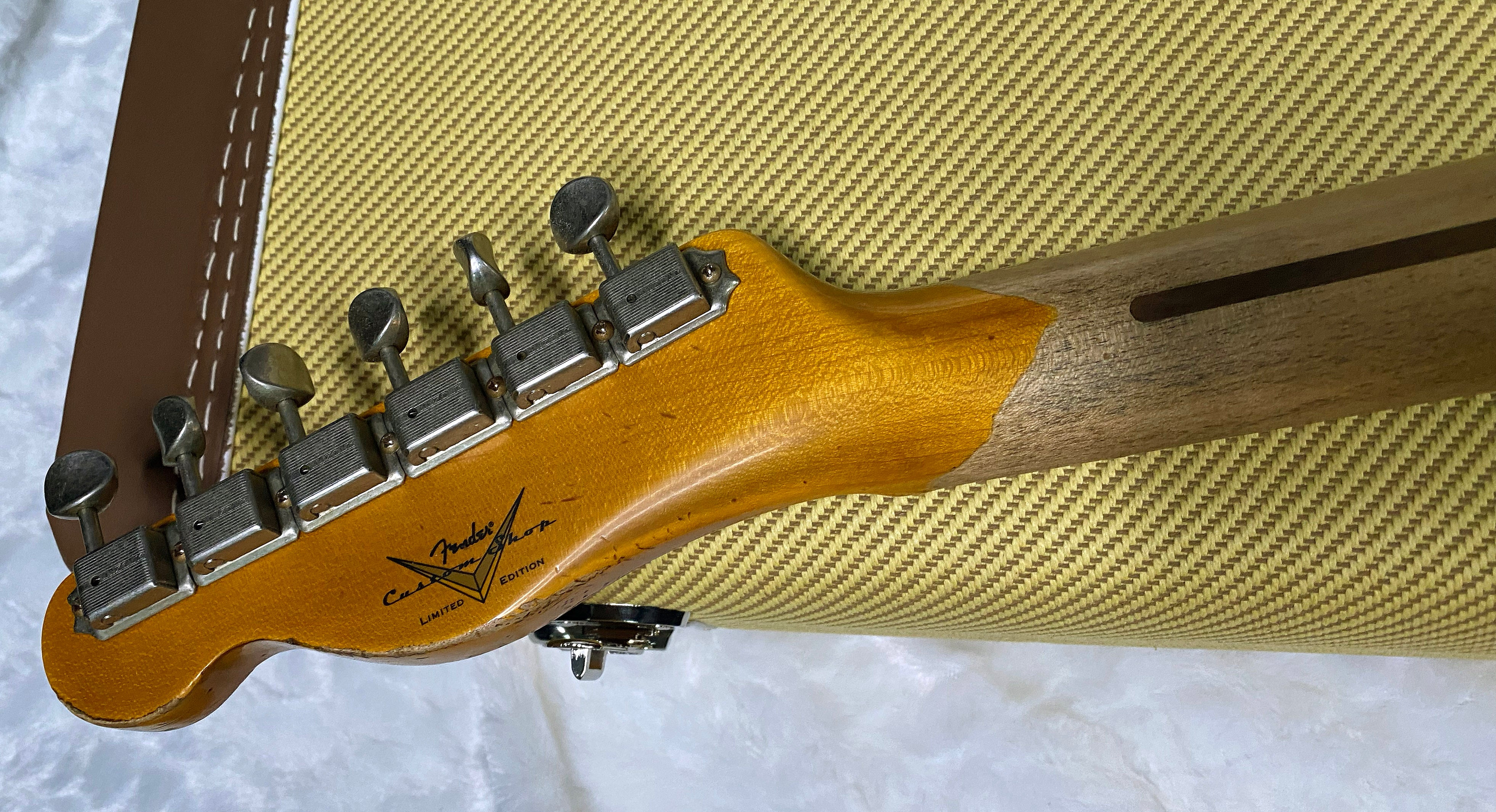 NEW! Fender 1957 Telecaster Custom Shop Reissue - Super Heavy Relic - Limited Edition - Aged Cherry Sunburst - Only 7 lbs - Handwound PIck-Ups - Authorized Dealer - G06375