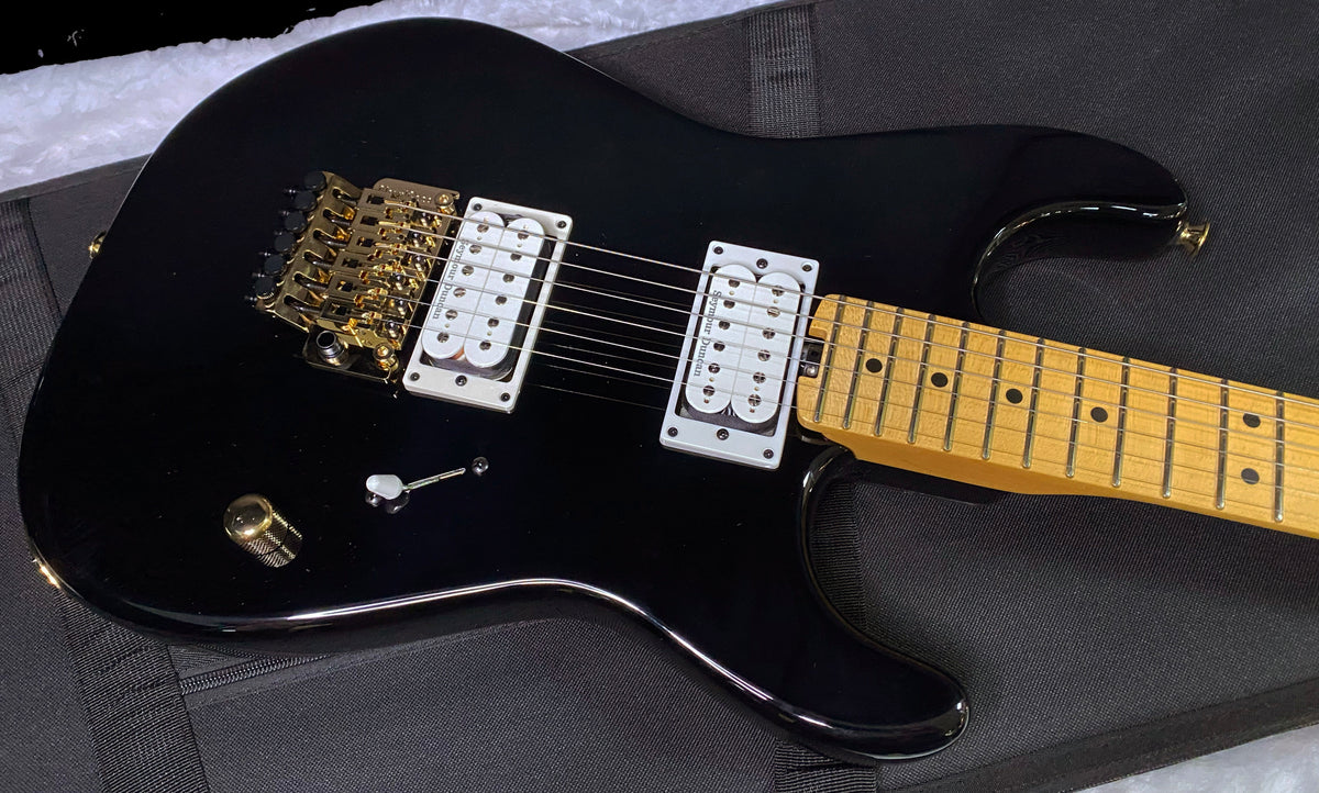 NEW! Charvel American Neo-Classic San Dimas SD1 HH FR - Floyd Rose - Seymour Duncan Pick-UPs - Gloss Black - Authorized Dealer - 8.1 lbs - G07797