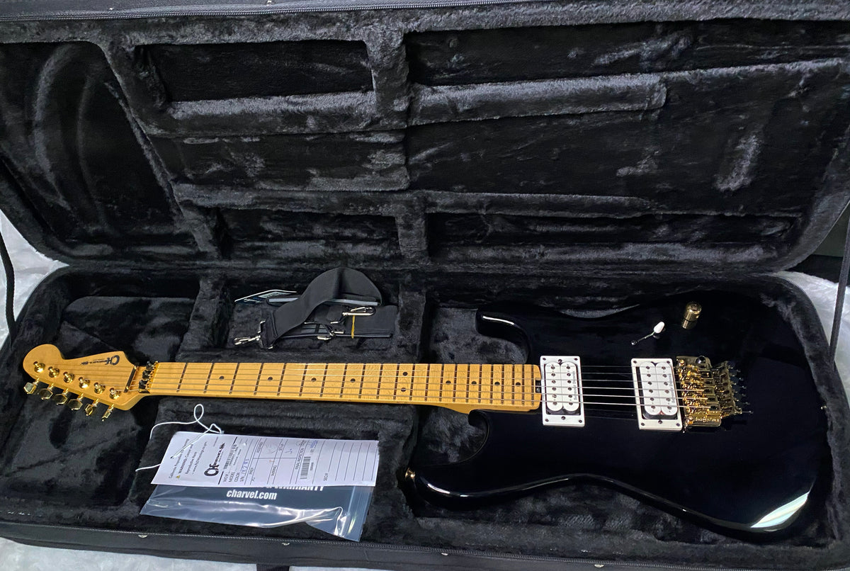 NEW! Charvel American Neo-Classic San Dimas SD1 HH FR - Floyd Rose - Seymour Duncan Pick-UPs - Gloss Black - Authorized Dealer - 8.1 lbs - G07797
