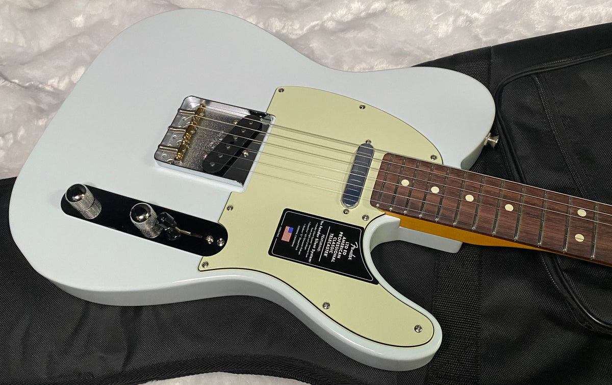 NEW! Fender Limited Edition American Professional Classic Telecaster - ONLY 7.3lbs - Silent System - Sonic Blue - Authorized Dealer - G07799