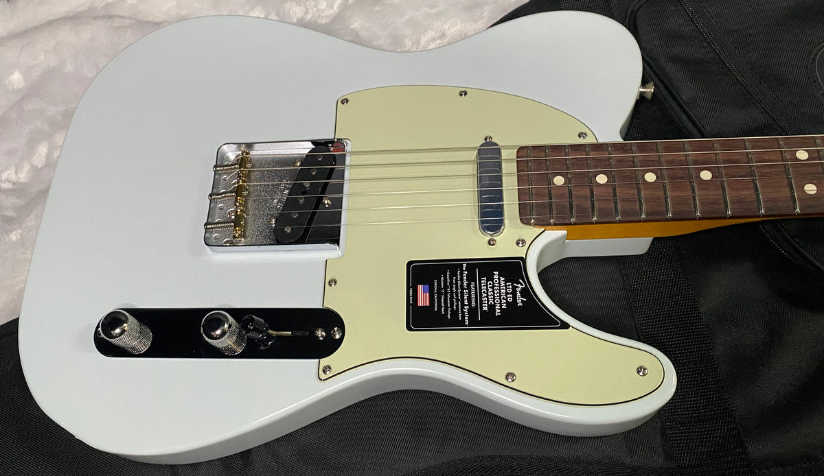 NEW! Fender Limited Edition American Professional Classic Telecaster - ONLY 7.3lbs - Silent System - Sonic Blue - Authorized Dealer - G07799