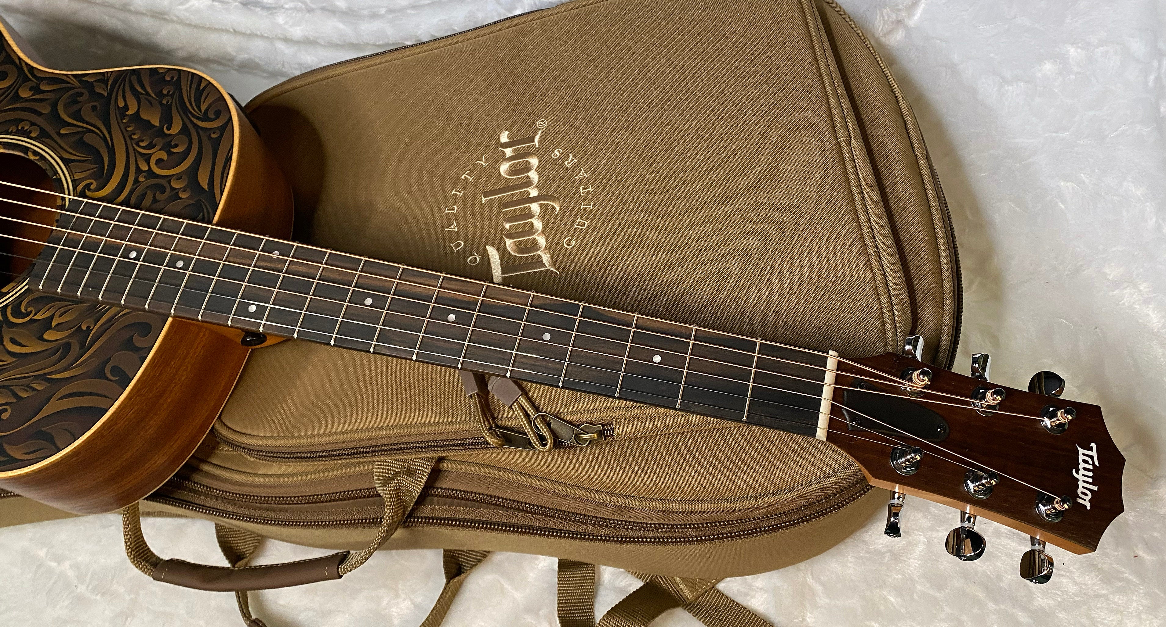 NEW ! Taylor GS Mini-e Special Edition Acoustic-electric Guitar - Paisley Burst - Authorized Dealer - G04759