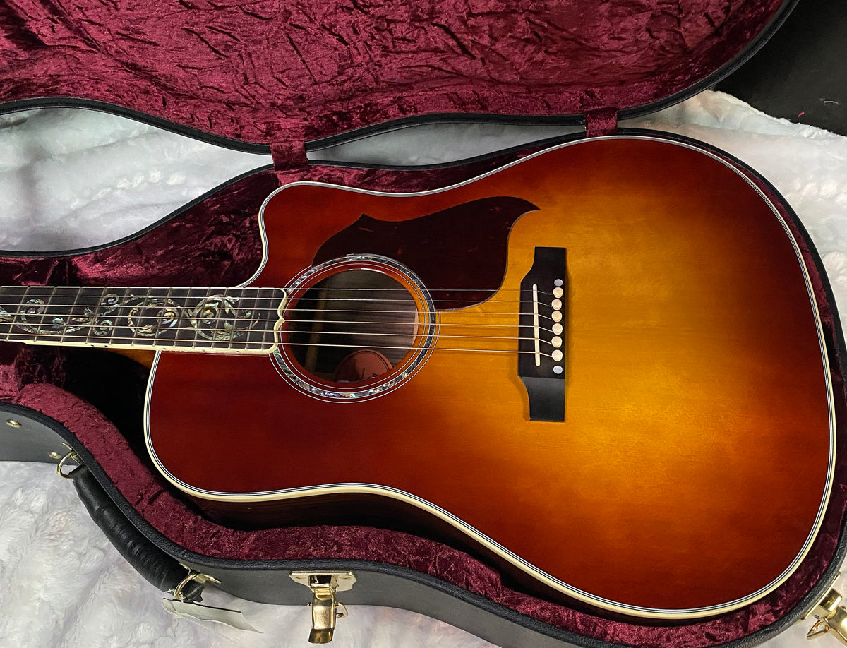 NEW! Gibson Acoustic Songwriter Custom EC Vine Acoustic-Electric Guitar - Rosewood Burst - Greatest Hits II - Authorized Dealer - G07801