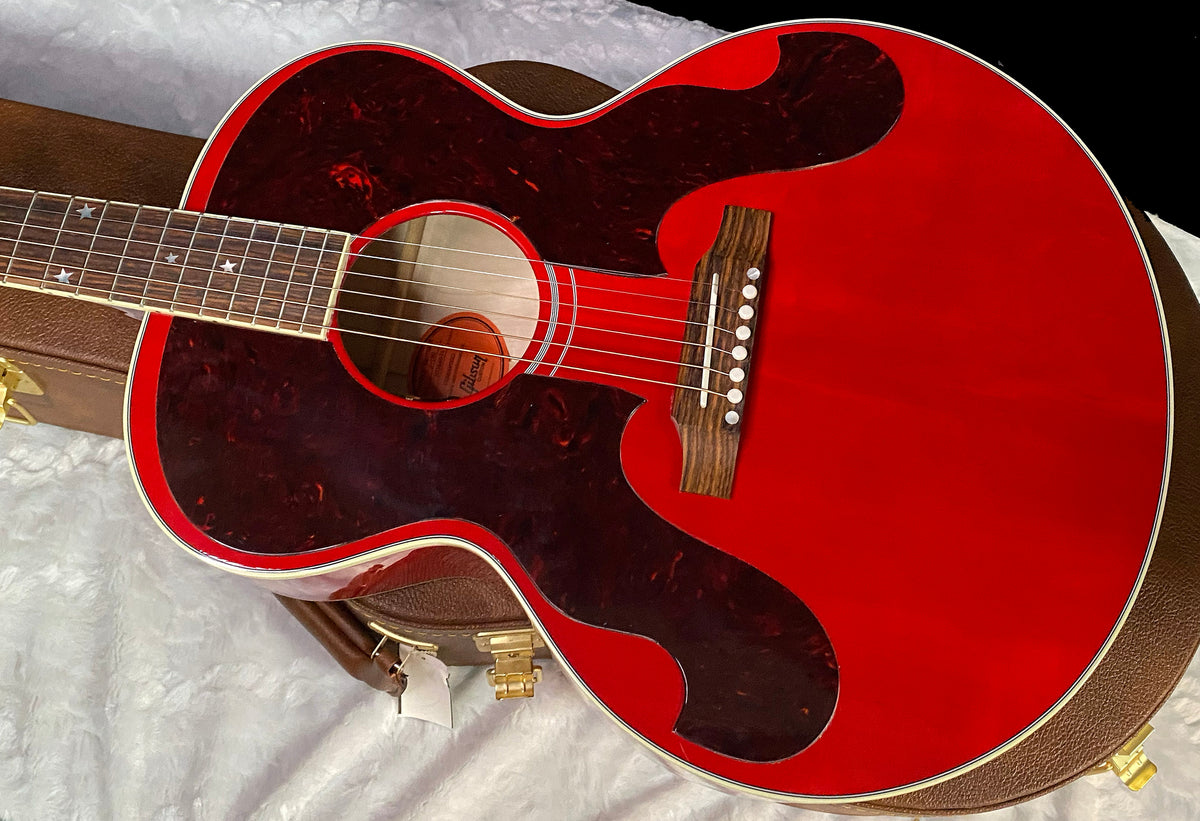 NEW ! Gibson Acoustic Everly Brothers Custom Shop Limited Edition J-180 Acoustic-Electric Guitar - Cherry - Authorized Dealer - 5lbs - G07803