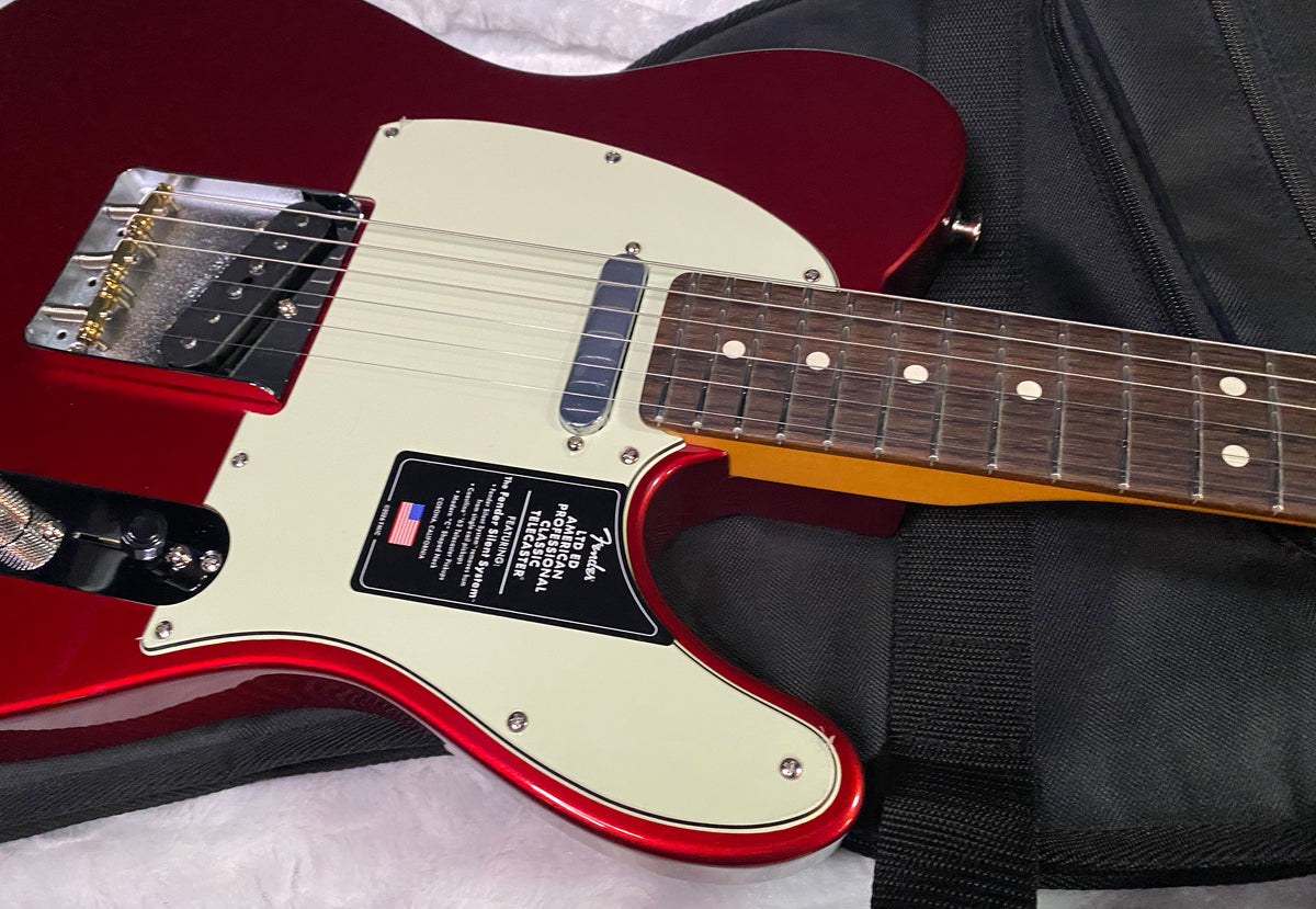 NEW! Fender Limited Edition American Professional Classic Telecaster - ONLY 7.5lbs - Silent System - Candy Apple Red - Authorized Dealer - G07800