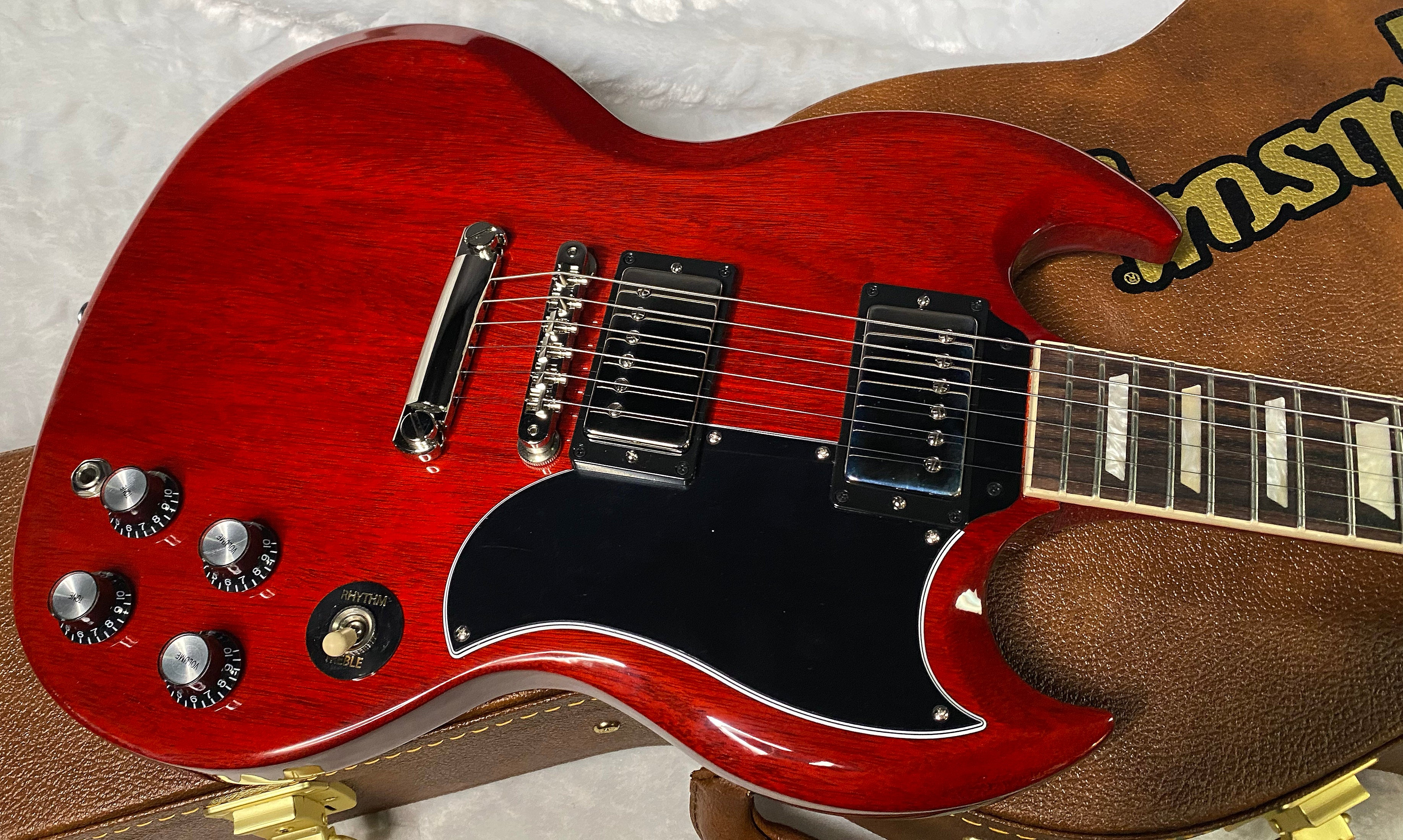 NEW ! Gibson SG Standard '61 Stop Bar - Vintage Cherry - Only 6.2 lbs - Authorized Dealer - G07093
