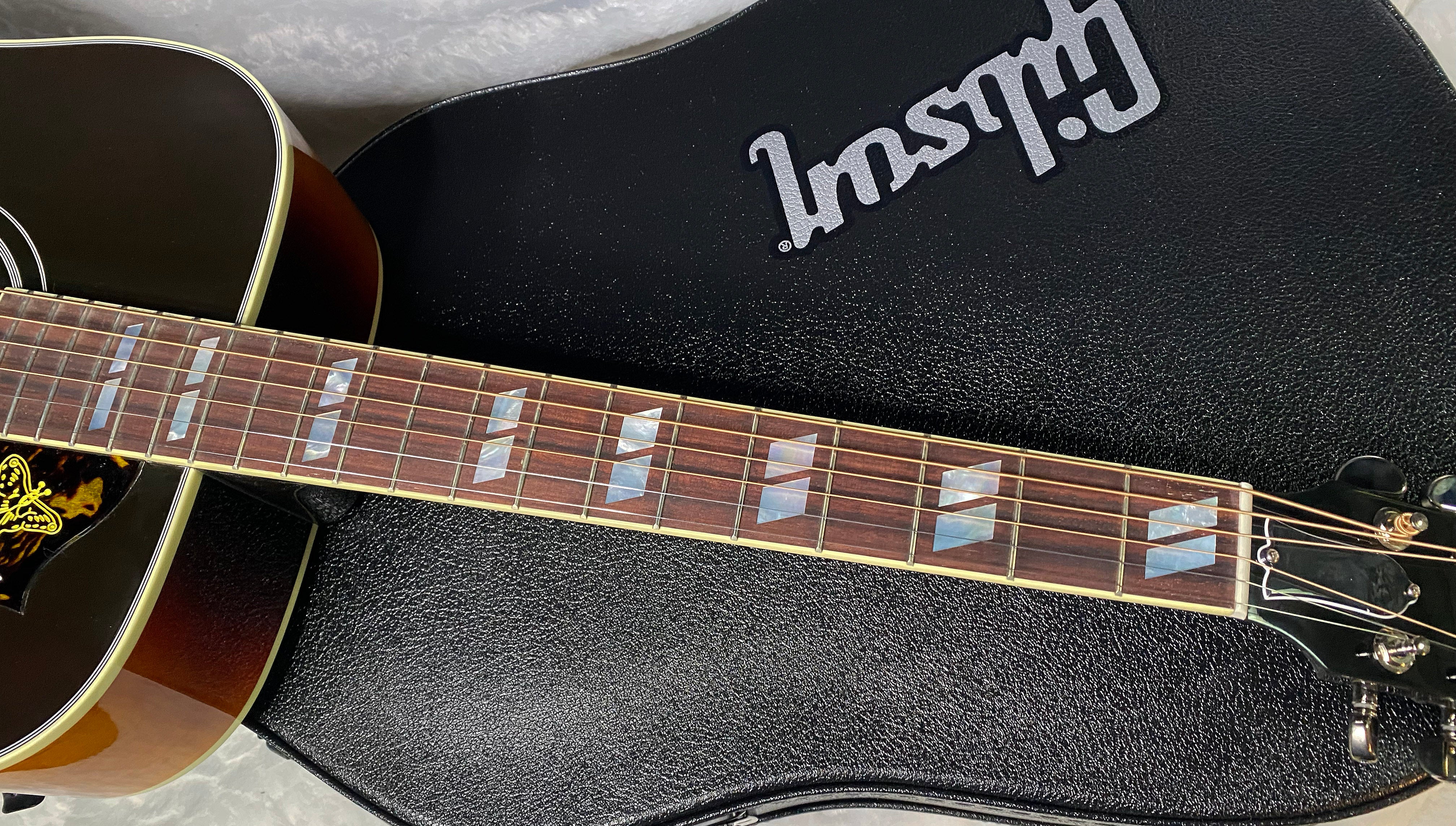 NEW! Gibson Acoustic Hummingbird Maple Long Scale Acoustic-Electric Guitar - Tri-burst - Custom Shop - Limited Edition - Authorized Dealer - G06399