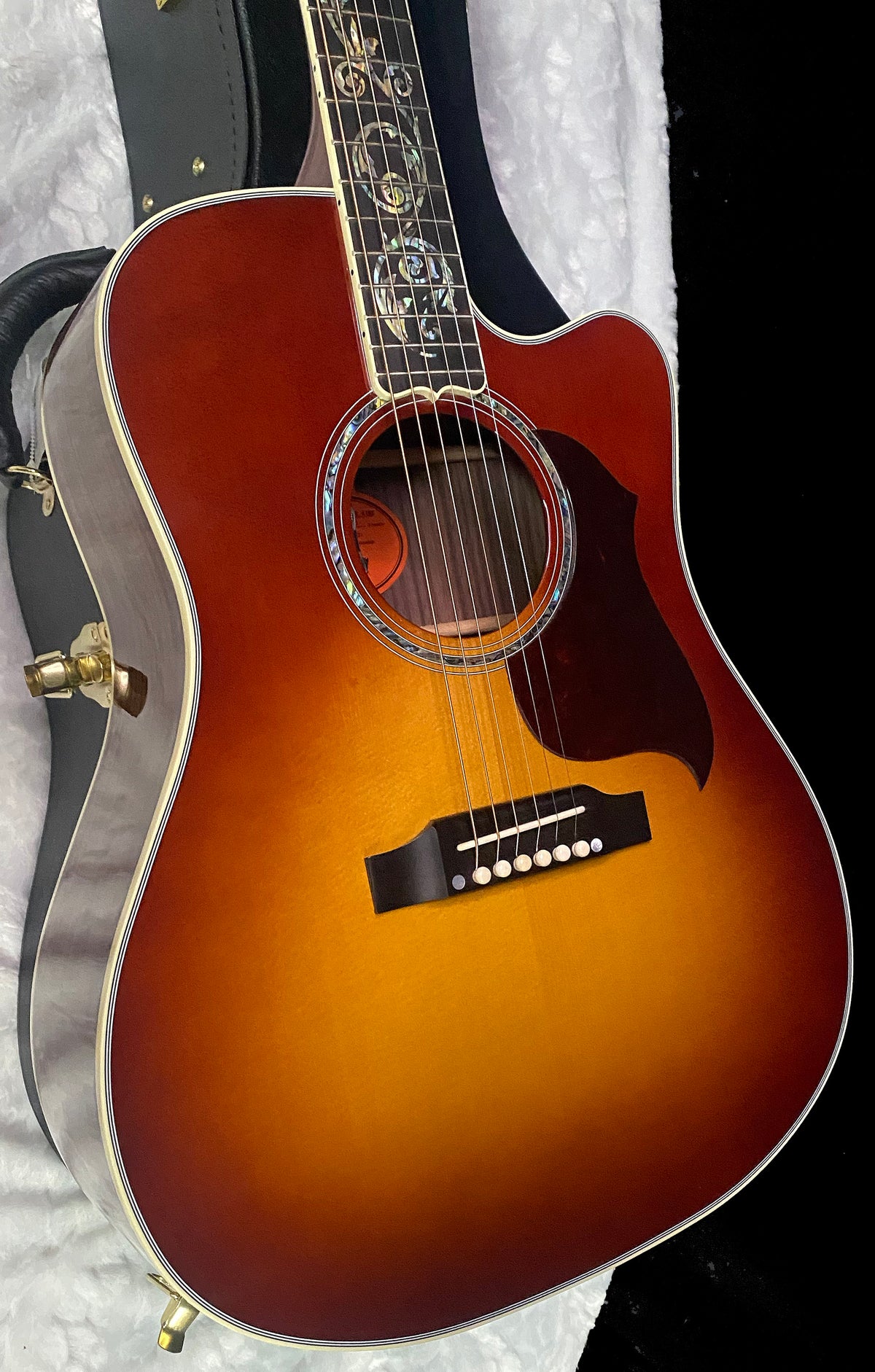 NEW! Gibson Acoustic Songwriter Custom EC Vine Acoustic-Electric Guitar - Rosewood Burst - Greatest Hits II - Authorized Dealer - G07821