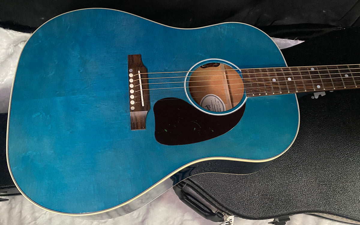 NEW ! Gibson Acoustic J-45 Standard Acoustic Guitar - Bluebonnet Gloss - Authorized Dealer - 4.2lbs - G07820