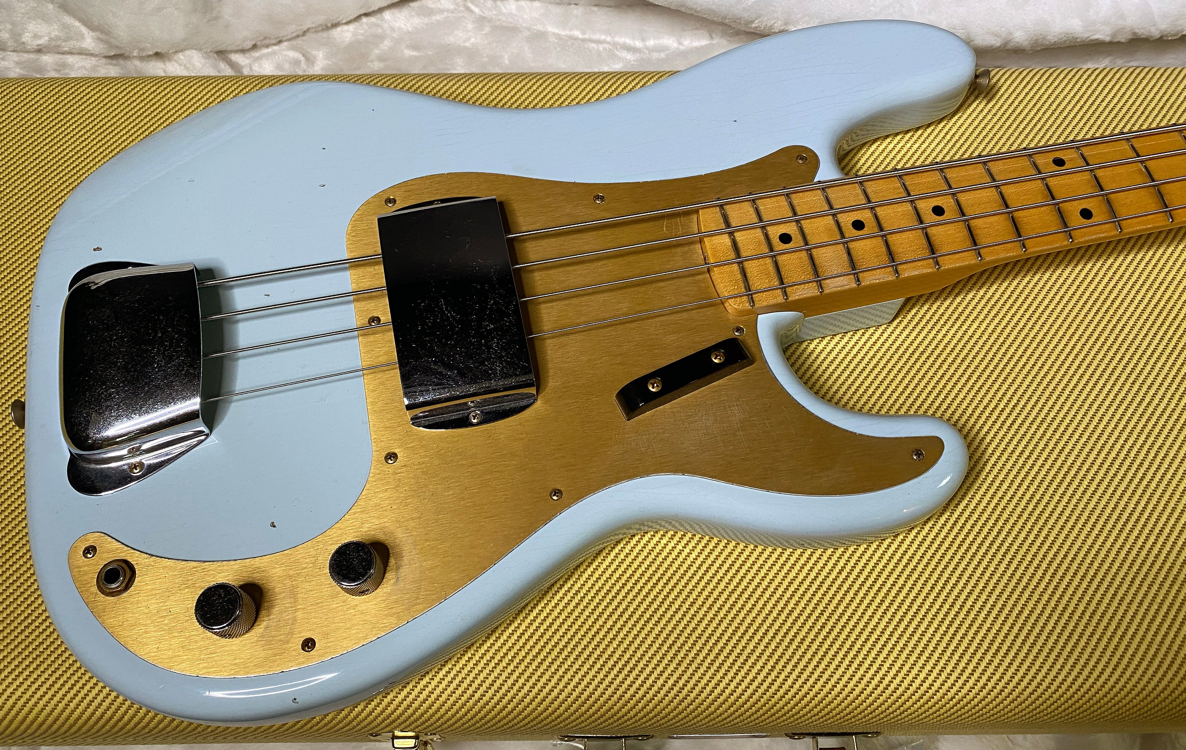 NEW! Fender Custom Shop 1958 Precision Bass Journeyman Relic - Sonic Blue - Authorized Dealer - 8.9lbs - G07107