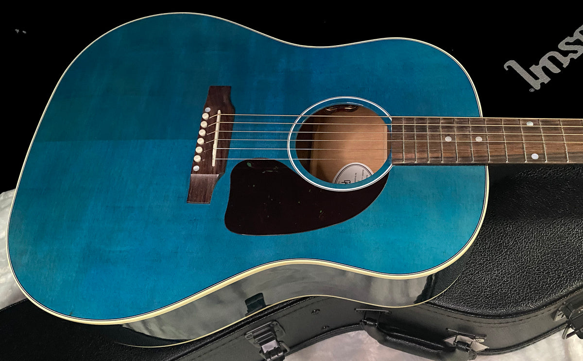 NEW ! Gibson Acoustic J-45 Standard Acoustic Guitar - Bluebonnet Gloss - Authorized Dealer - 4.3lbs - G07819