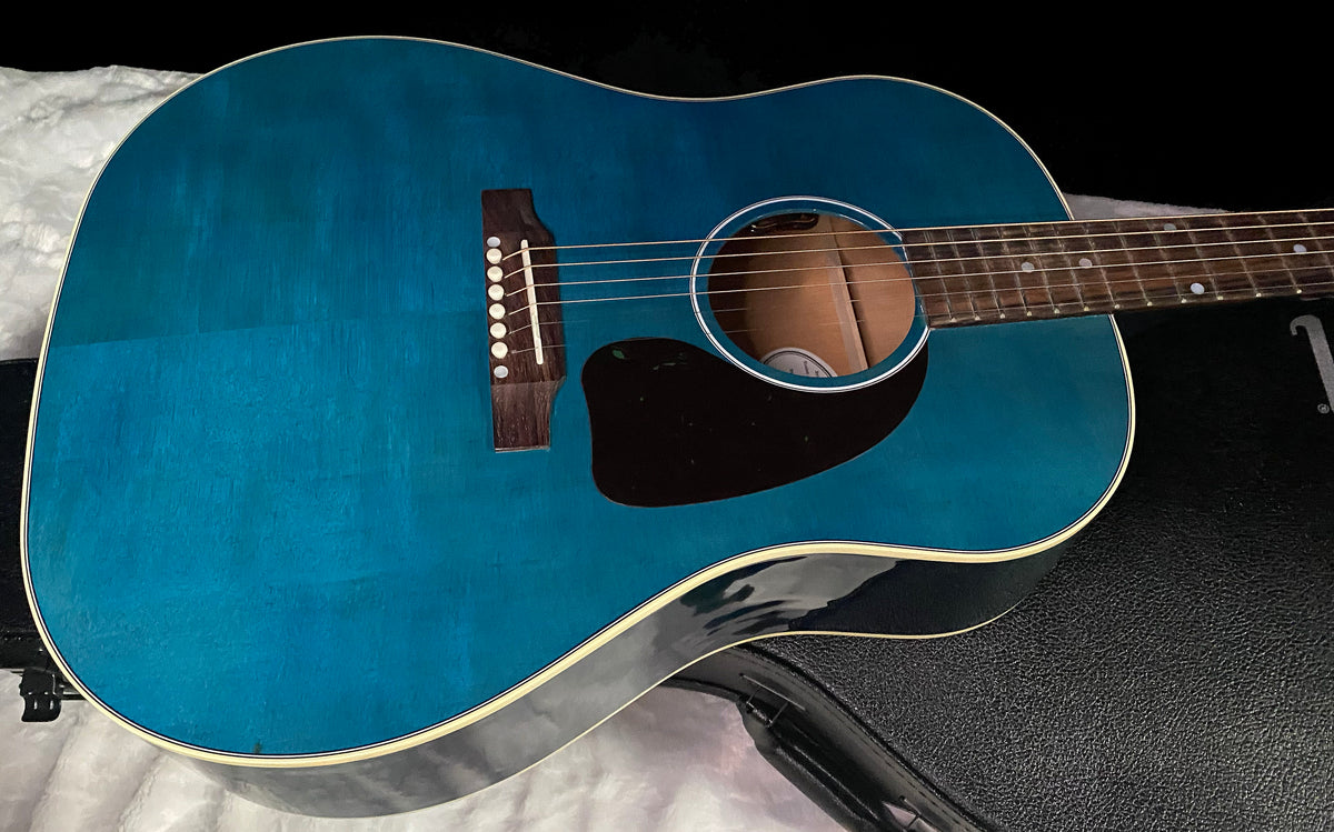 NEW ! Gibson Acoustic J-45 Standard Acoustic Guitar - Bluebonnet Gloss - Authorized Dealer - 4.3lbs - G07819