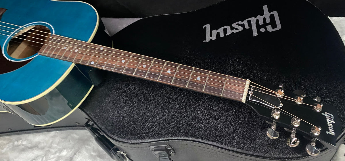 NEW ! Gibson Acoustic J-45 Standard Acoustic Guitar - Bluebonnet Gloss - Authorized Dealer - 4.3lbs - G07819