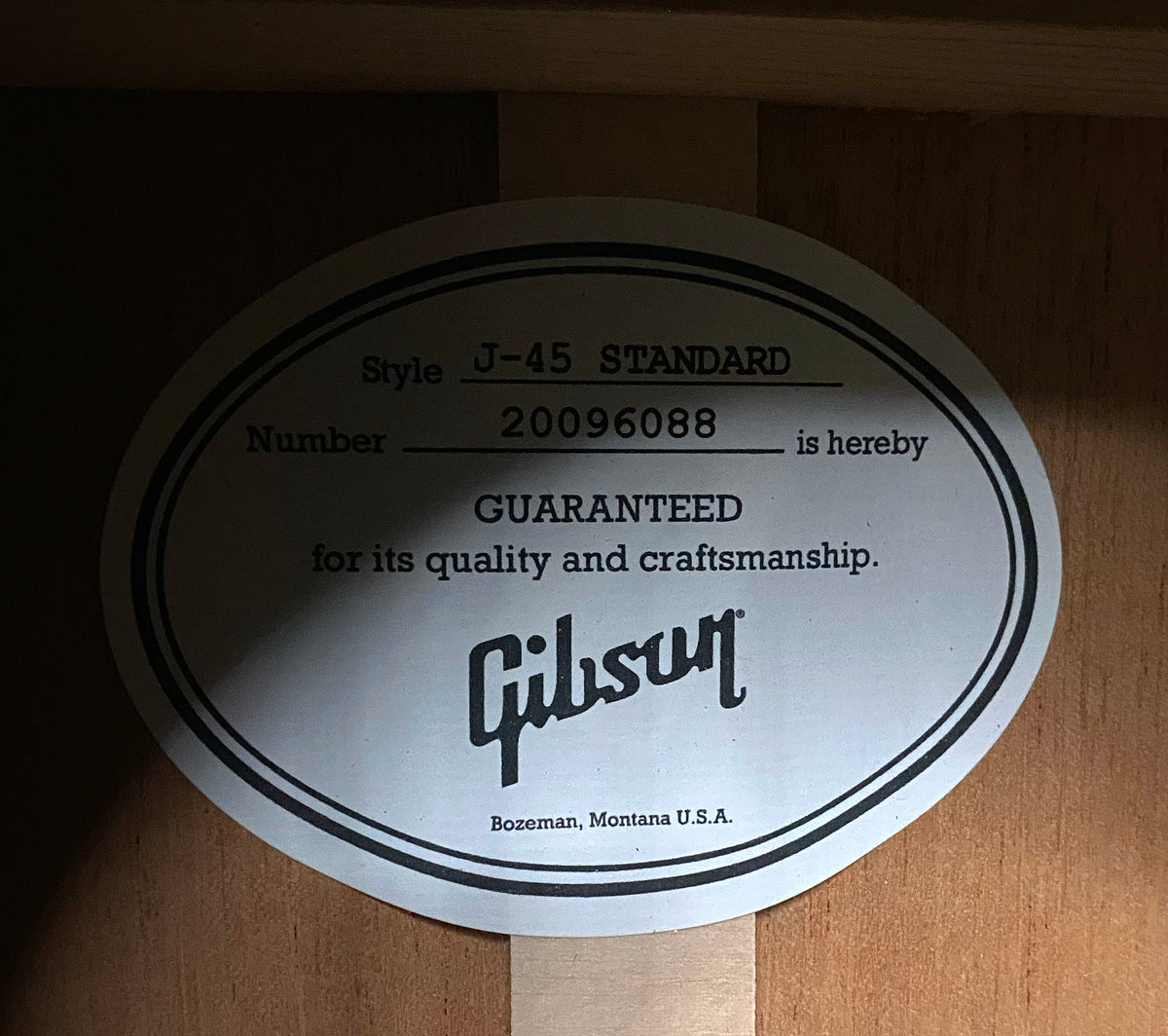 NEW ! Gibson Acoustic J-45 Standard Acoustic Guitar - Bluebonnet Gloss - Authorized Dealer - 4.3lbs - G07819