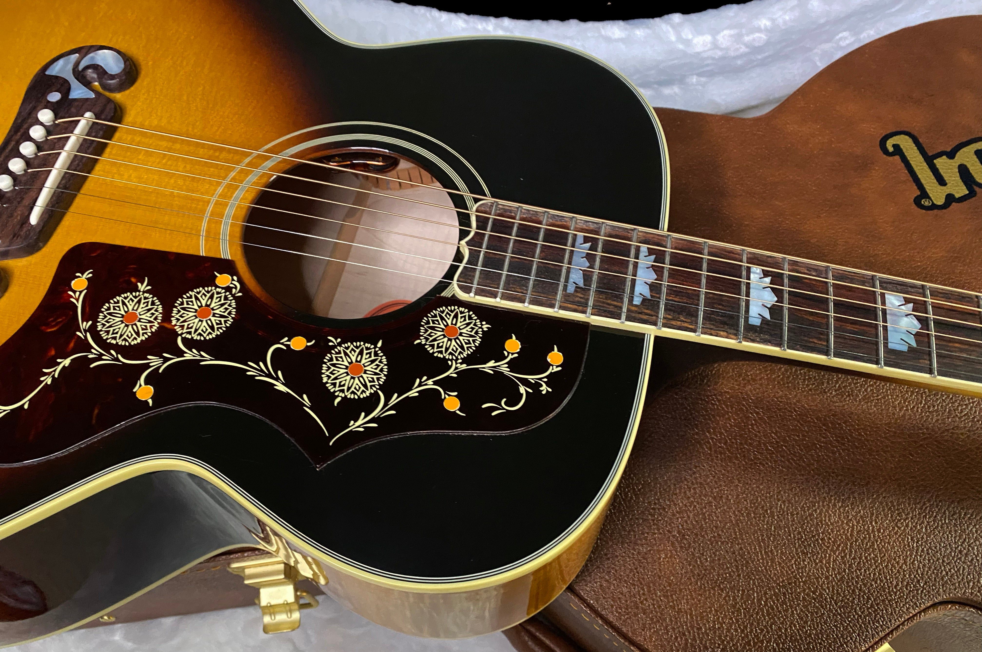 NEW! ! Gibson SJ-200 Original Acoustic Electric - Vintage Sunburst - Authorized Dealer - 5.3 lbs - G06402