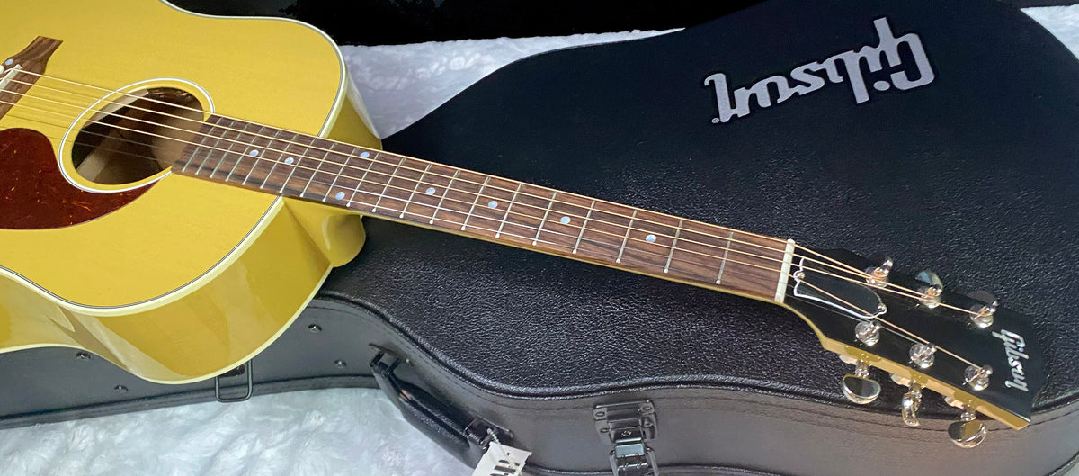 NEW! Gibson Acoustic J-45 All Mahogany Acoustic-Electric Guitar - TV Yellow - Authorized Dealer - 4.65lbs - G07812