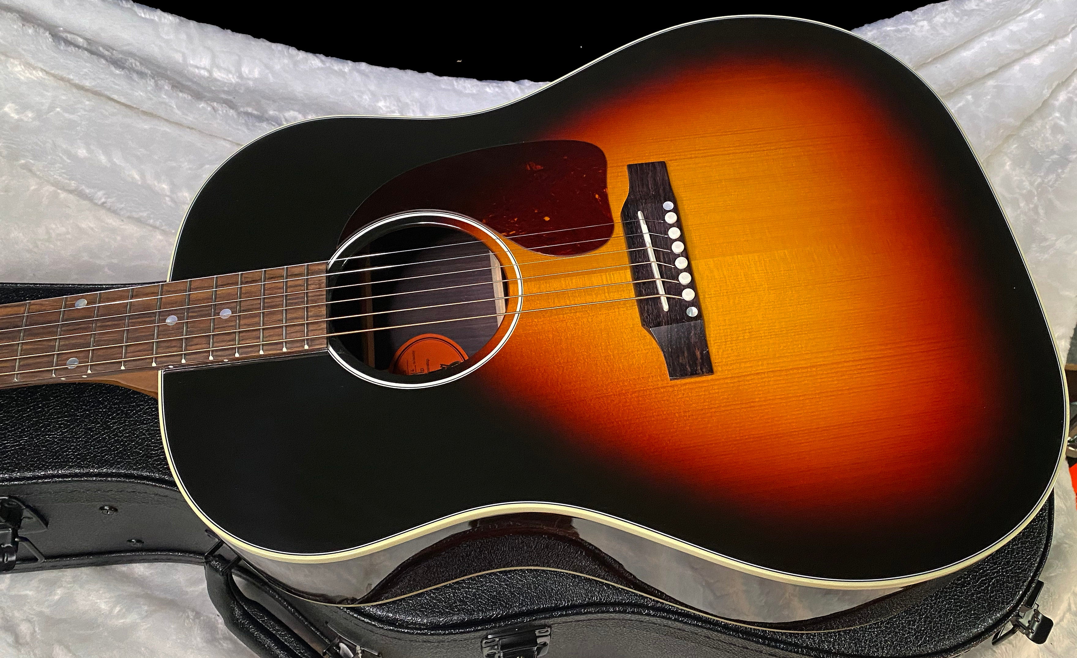 NEW! Gibson Acoustic J-45 Rosewood Red Spruce / Rosewood Acoustic-Electric Guitar - Tri-burst - Limited Edition - Custom Shop - 4.9lbs - Authorized Dealer - G06403