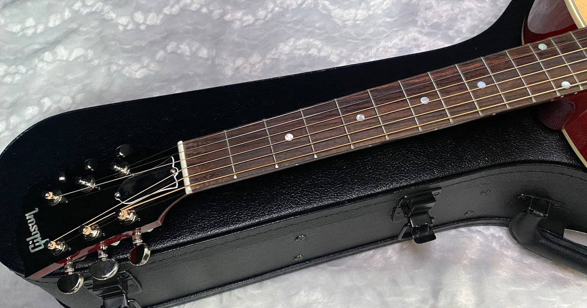 NEW ! Gibson Acoustic J-45 Standard Acoustic Electric Guitar - Natural Gloss Cherry Back - 4.7lbs - Authorized Dealer - G07824