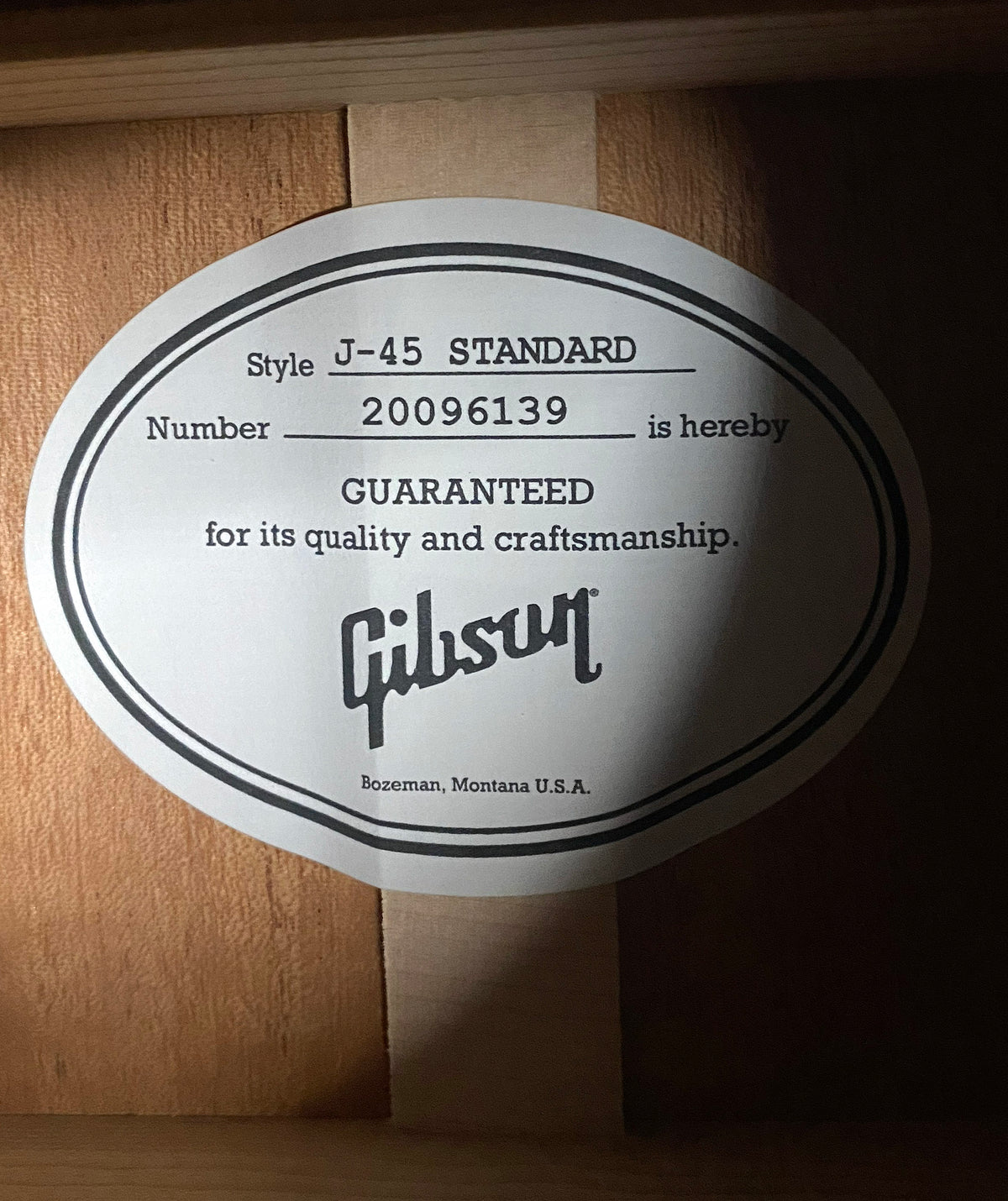 NEW ! Gibson Acoustic J-45 Standard Acoustic Guitar - Bluebonnet Gloss - Authorized Dealer - 4.5lbs - G07822