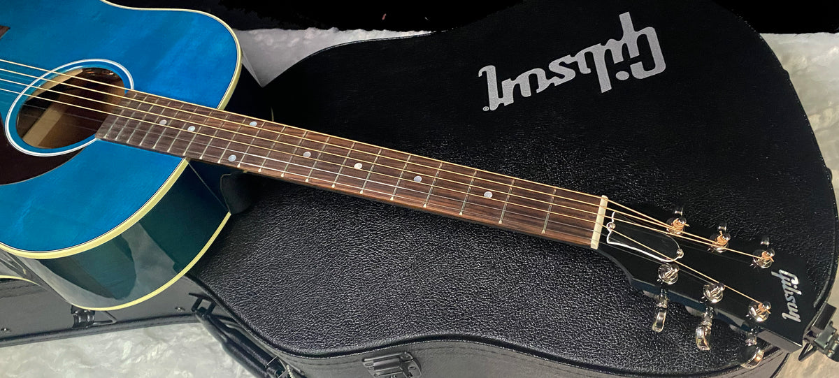 NEW ! Gibson Acoustic J-45 Standard Acoustic Guitar - Bluebonnet Gloss - Authorized Dealer - 4.5lbs - G07822